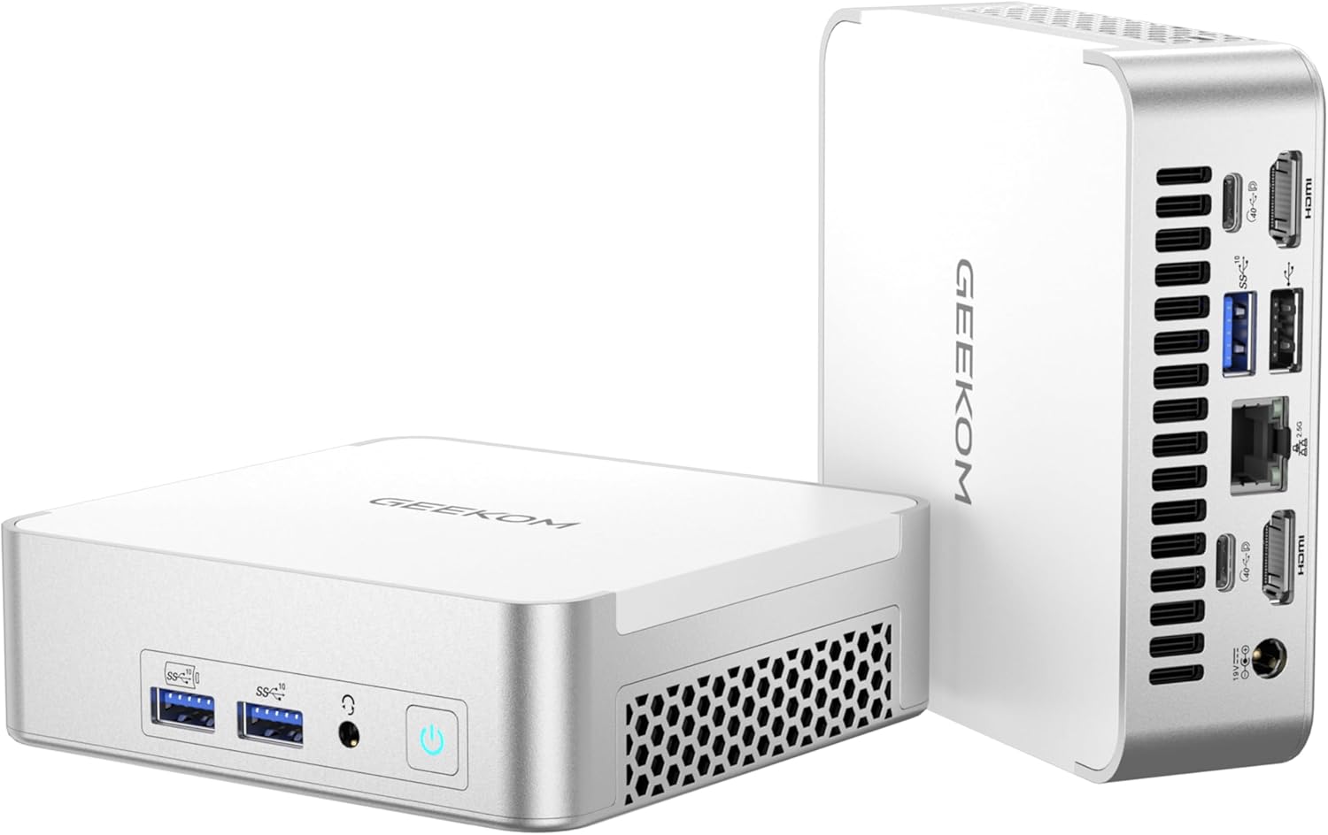 GEEKOM Mini-PC XT13 Pro, Intel i9-13900H Minicomputer der 13. Generation (14 C/20T, bis zu 5,4 GHz), 32 GB DDR4/2 TB PCIe Gen 4 SSD, Windows 11 Pro, unterstützt Wi-Fi 6E/Bluetooth 5.2/USB 4.0/2,5 G LAN/8K/Quad-Displays