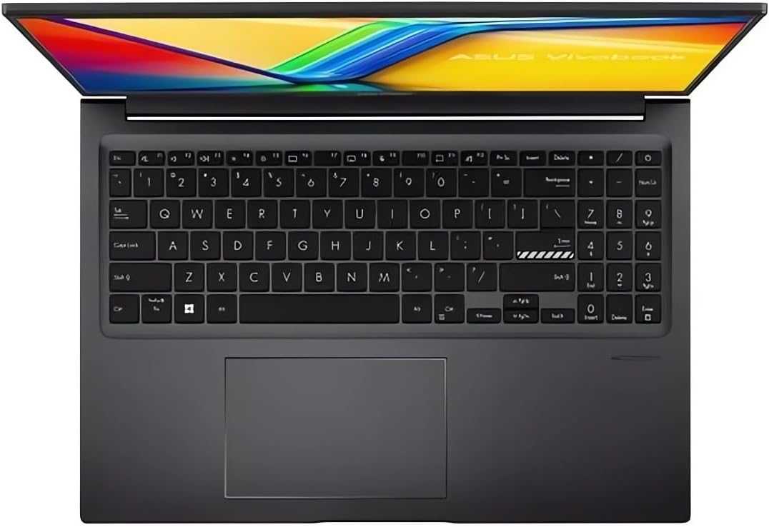 Máy tính xách tay ASUS Vivobook 16, Màn hình Micro-Edge WUXGA 16” , Bộ vi xử lý Intel 10 nhân i7-1255U thế hệ thứ 12 (Tối đa 4,7 GHz), RAM 40 GB, SSD NVMe 2 TB, Webcam, Xoay ngang 180°, Bàn phím, HDMI, USB-C, PDG HDMI, Win 11 Pro, Màu đen