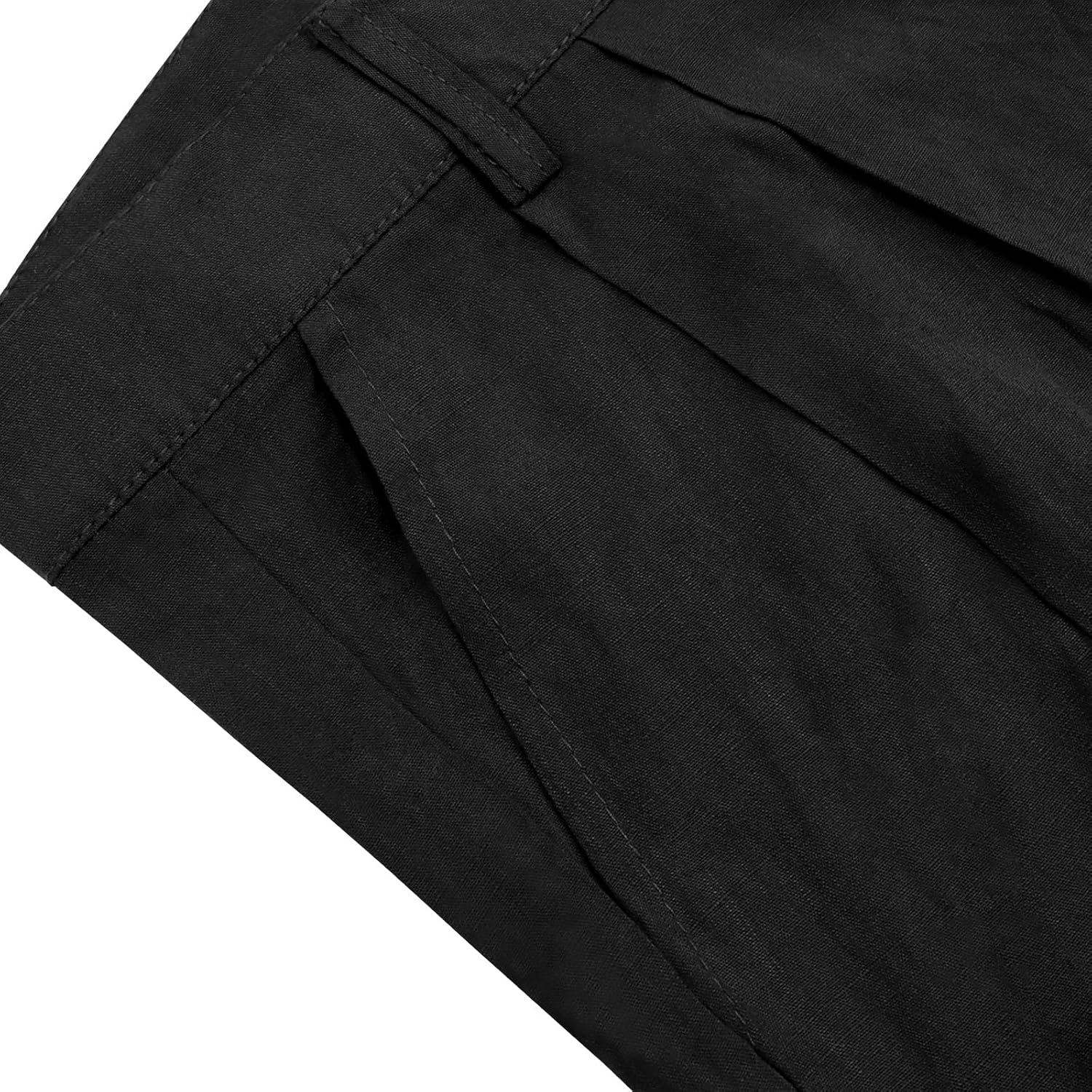 LONGBIDA Mens Linen Pants Lightweight Casual Trouser Yoga Summer Beach Pant