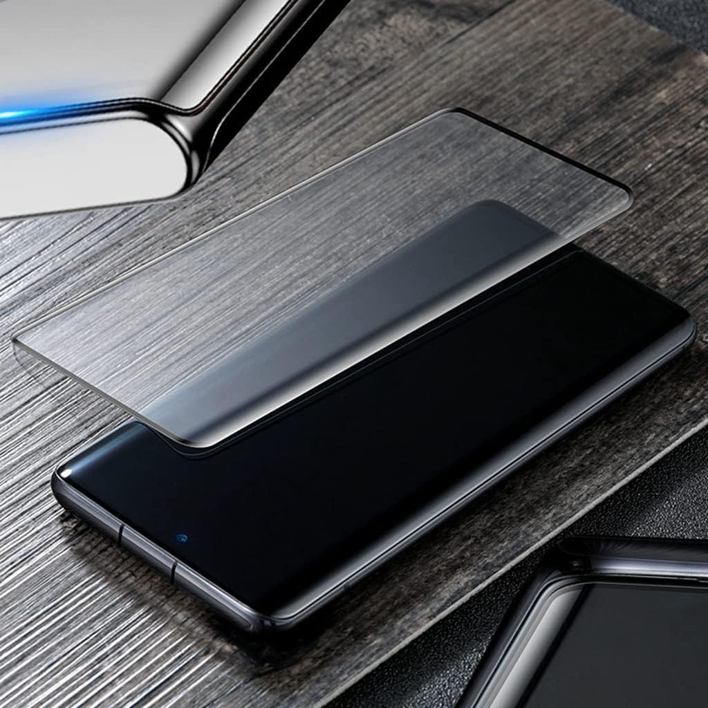واقي شاشة Galaxy S22 Ultra، قطعتان من واقي شاشة S22 Ultra المصنوع من الزجاج المقوى، قطعتان من واقي عدسة الكاميرا، واقي شاشة من الزجاج المقوى بقوة 9H لهاتف Samsung Galaxy S22 Ultra【2 عبوة】