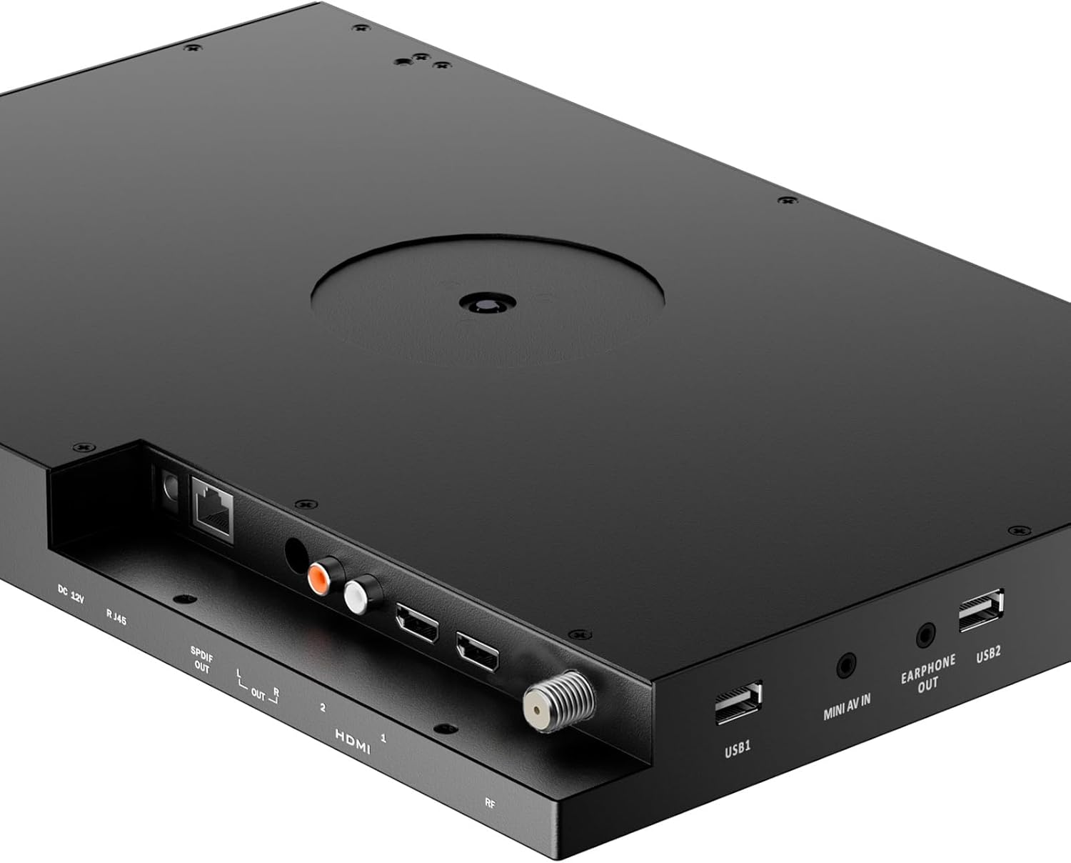 SYLVOX キッチンテレビ、15.6インチキャビネット下テレビ、キッチン用テレビ、スマートテレビ内蔵APPストア、WiFi Bluetooth対応、RVキャンピングカー、寝室、ボート用1080P小型テレビ