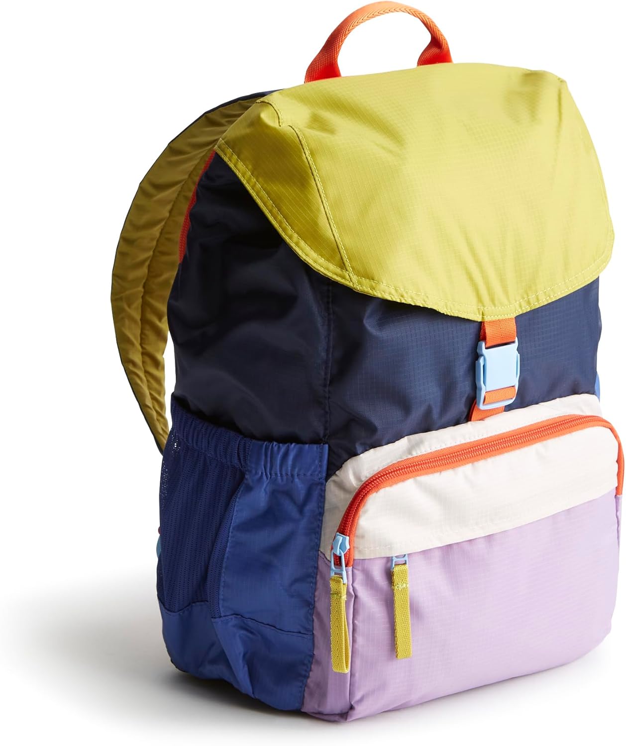 Vera Bradley Berkhill Damenrucksack aus Ripstop-Polyester, Kew Gardens Colorblock, Einheitsgröße