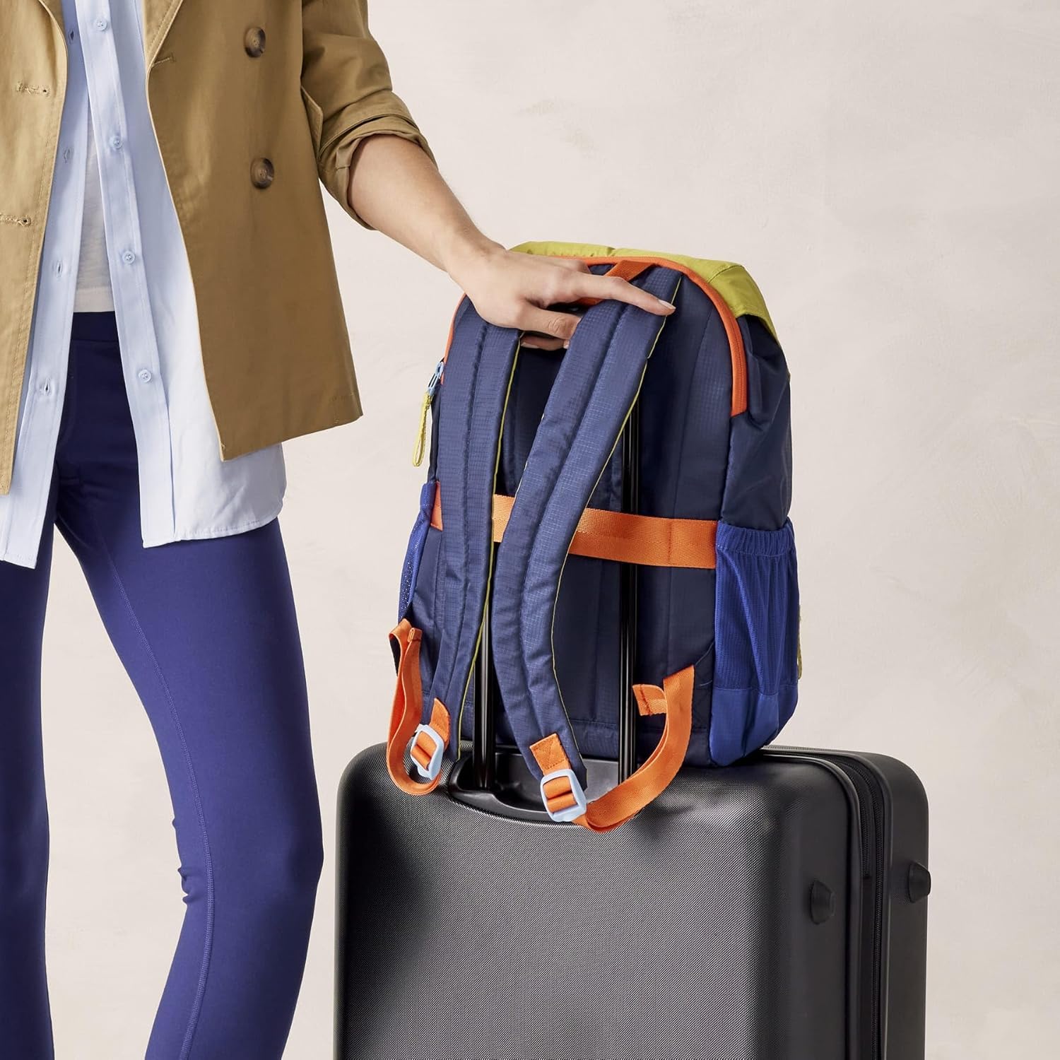 Vera Bradley Berkhill Damenrucksack aus Ripstop-Polyester, Kew Gardens Colorblock, Einheitsgröße