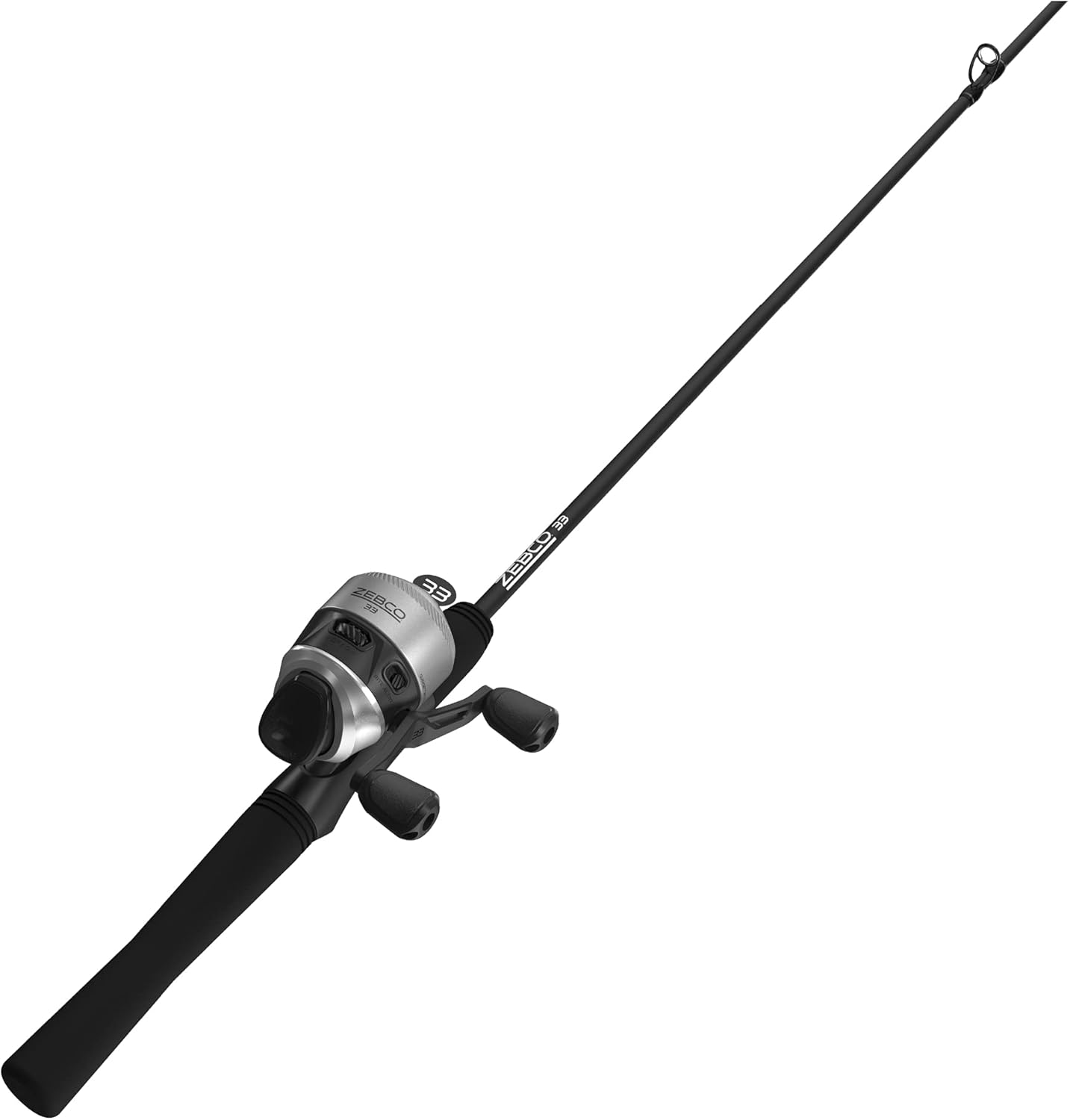 Zebco 33 Spincast and 606 Spincast Fishing Rod and Reel Combos with 6-Foot 2-Piece and 6-Foot 6-Inch 2-Piece Fiberglass Rods · v4