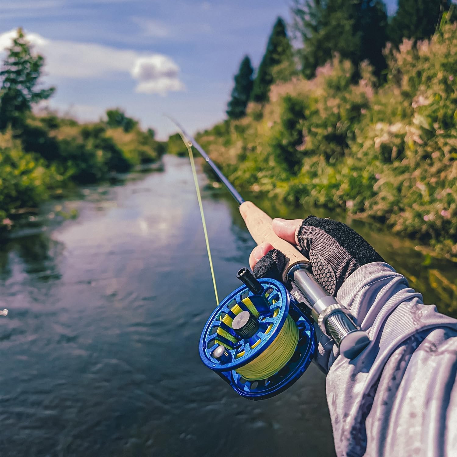 Lightweight 3-8wt Fly Fishing Rod Medium-Fast Action IM8 Carbon Blank with Rod Tube - Ideal for Trout and Salmon Travel · v3