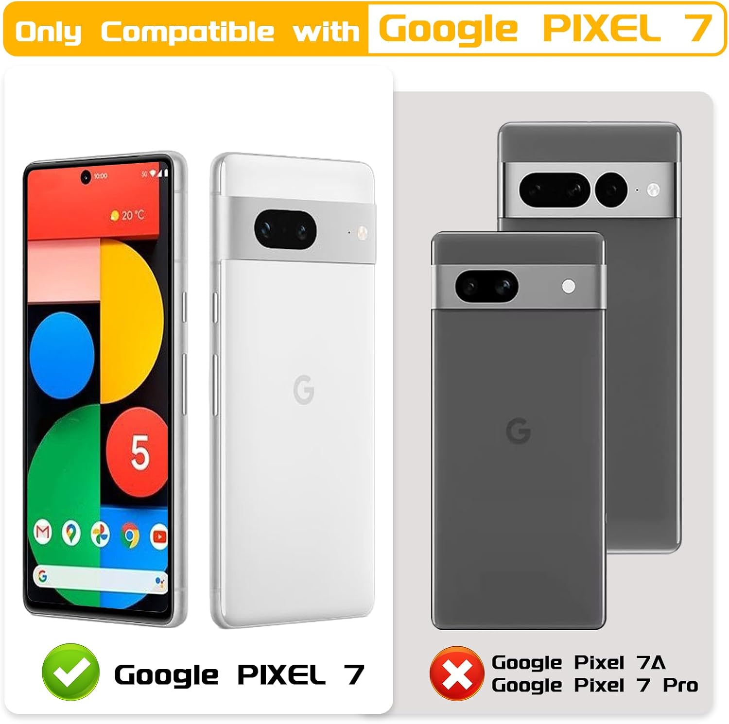 4 4 Pack Screen Protector  Phone Lens Camera Protector for Google Pixel 7, 9H Tempered Glass Cell Phone Protector, Anti-Fingerprint Phone Camera Case, Bubble Free Installation