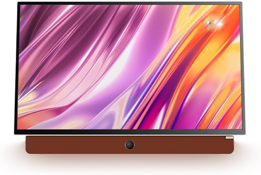 Skyworth ทีวีพกพาขนาด 24 นิ้ว อายุการใช้งานแบตเตอรี่ 3 ชั่วโมง รุ่น P100 Companion Series 1080P FHD Smart Google TV หน้าจอแบบด้าน HDR10 Dolby Audio LED บลูทูธ Chromecast และ Google Assistant (24P100 รุ่นปี 2024)