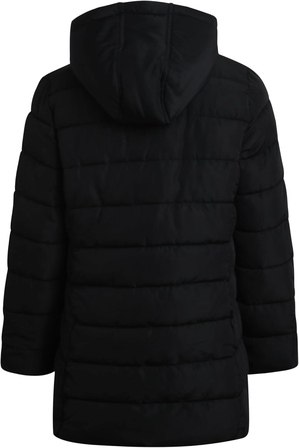 Girls Winter Coat - Warm Polar Fleece Lined Long Quilted Puffer Jacket for Girls with Sherpa Lined Hood (7-16)
