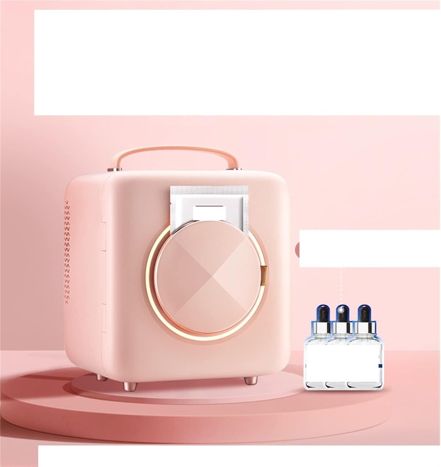 Mini fridge Cosmetic Skin Care Products Refrigerated Beauty Small Refrigerator Storage Mask Heating Constant Temperature Preservation · v11