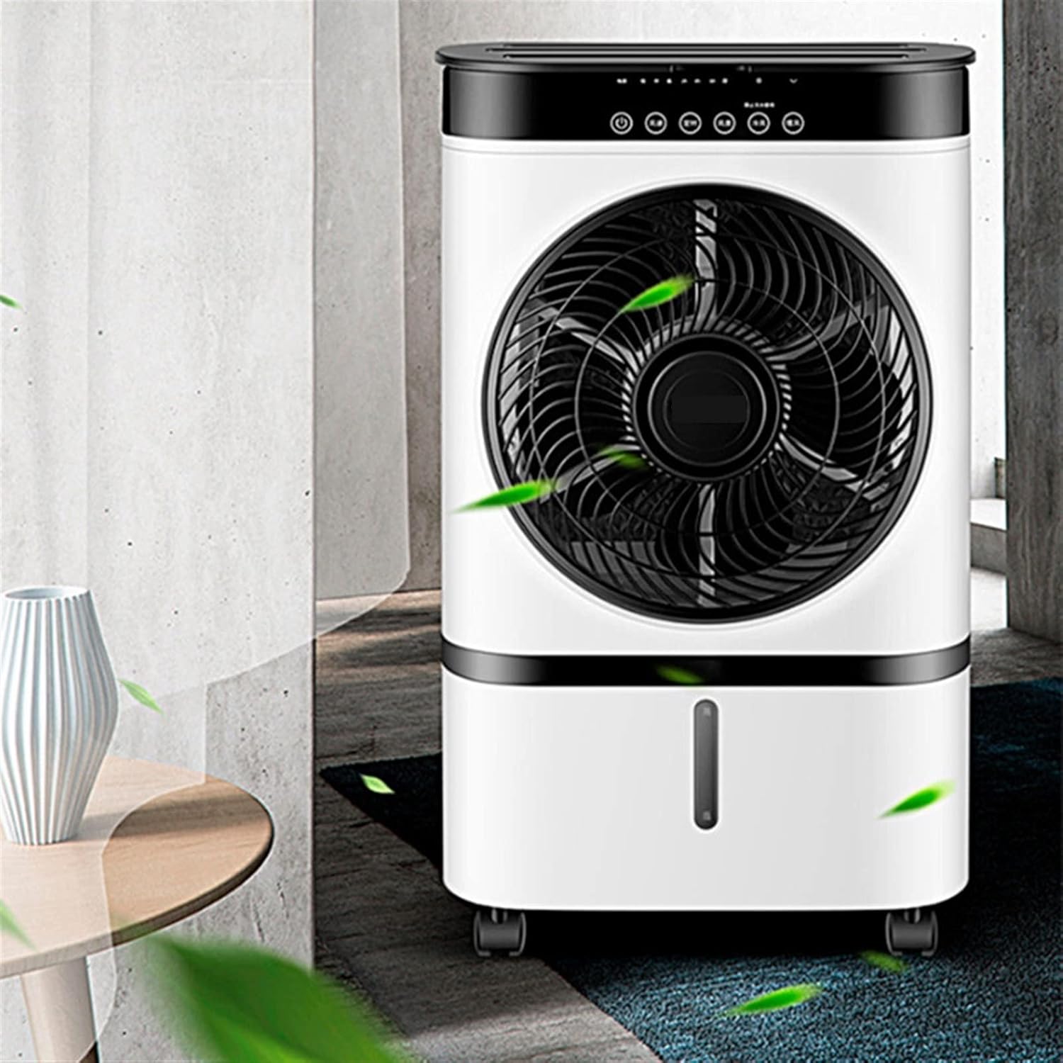 Máy lạnh nhỏ Home Mute Water Cooled Fan Vertical Air - Cooled Fan Humidification Mobile Refrigeration Single Cooled Small Air Conditioning