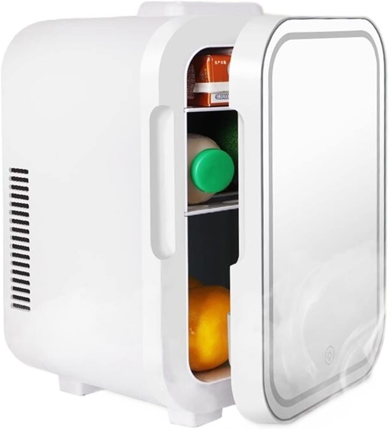 Mini fridge Mini Refrigerator Kitchen Portable Mirror Fridge Auto Compressor Student Dormitory Home Picnic Camping Compact Cooler