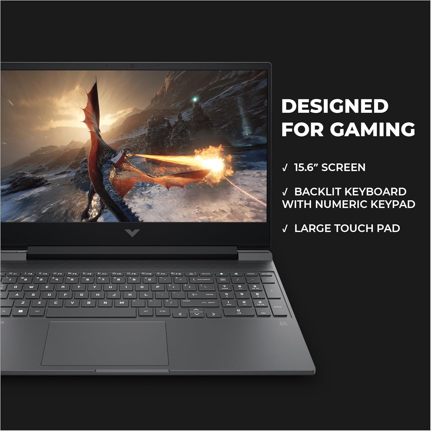 HP Victus 15 Gaming-Laptop, AMD Ryzen 7 8845HS, 64 GB DDR5-RAM, 2 TB PCle-SSD, 15,6-Zoll-FullHD (1920 x 1080), Nvidia Geforce RTX 4060, W11 Home, Grau