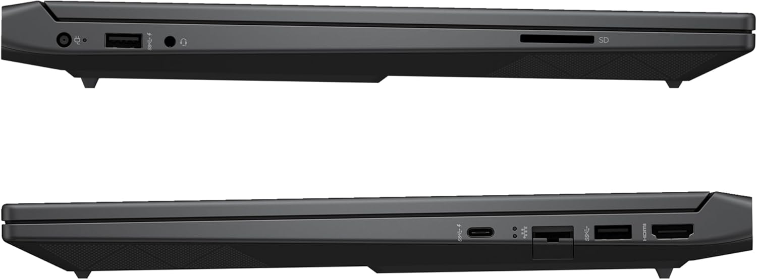 HP Victus 15 Gaming-Laptop, AMD Ryzen 7 8845HS, 64 GB DDR5-RAM, 2 TB PCle-SSD, 15,6-Zoll-FullHD (1920 x 1080), Nvidia Geforce RTX 4060, W11 Home, Grau