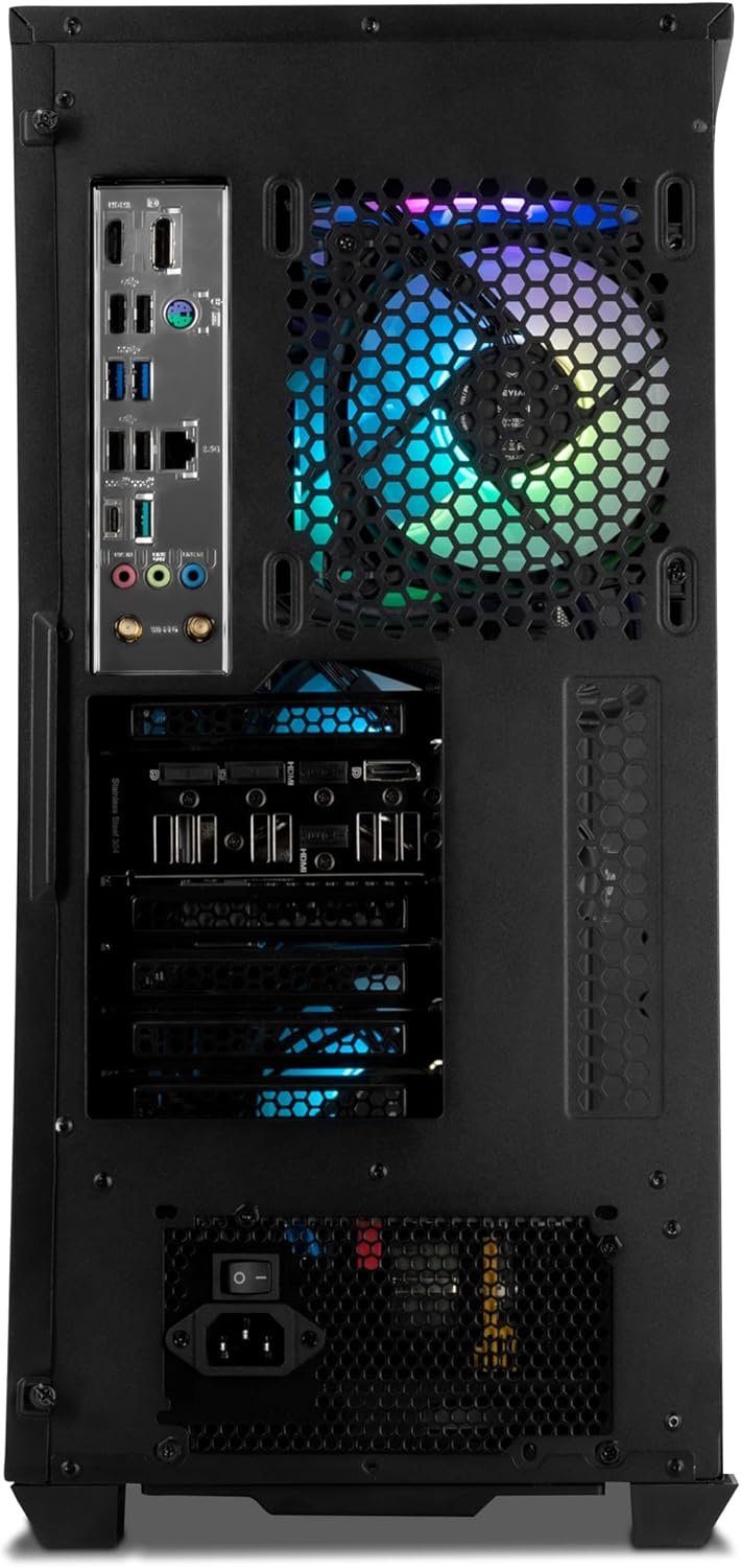 YEYIAN Mirage Gaming PC - Intel 14th Core i7 14700F, GeForce RTX 4080 Super Desktop Gamer Computer, 1TB NVMe SSD, 32GB DDR5 6000MHz, Intel B760, Liquid Cooled, 850W Gold PSU, Win 11 Home, AI Powered · v6