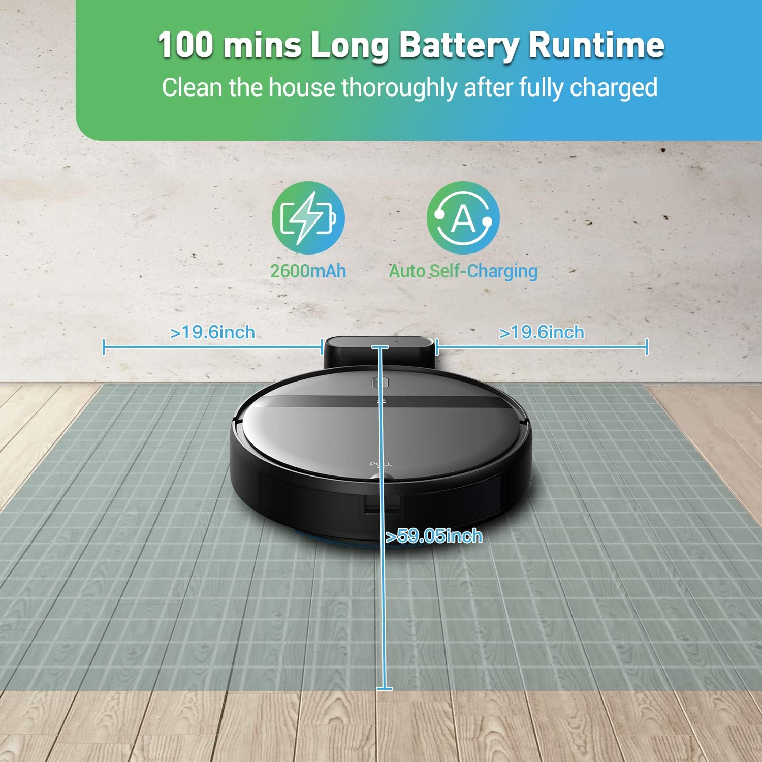 Robot Vacuum and Mop Combo with App/Voice Control, Robot Vacuums Cleaner and Mop 2 in 1, Robotic Vacuum Tangle-Free, Daily Schedule, Vacuum Robot Cleaner and Mop Combo for Home · v2