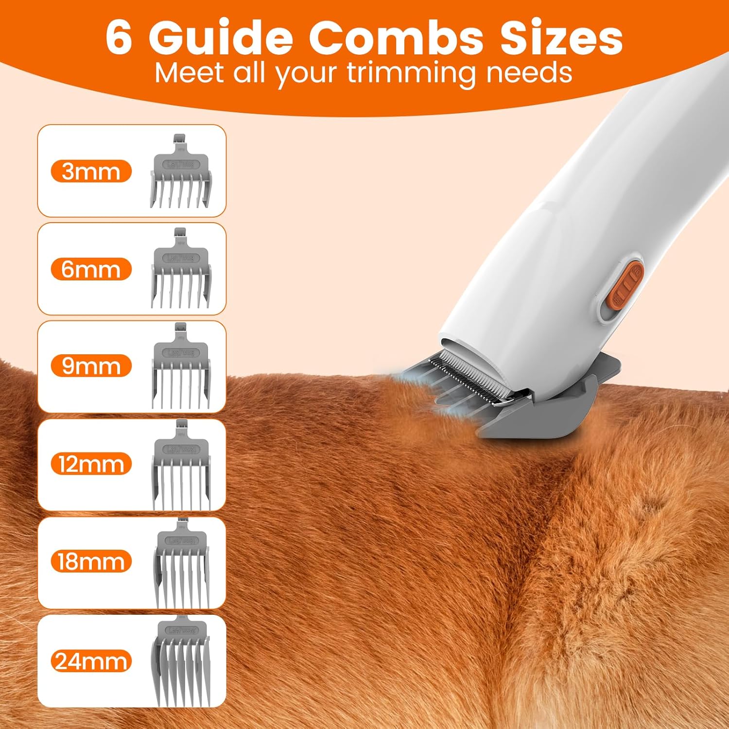 Dog Grooming Vacuum, Dog Grooming Kit with Pet Clippers, 12,000Pa Pet Hair Vacuum Pet Grooming Vacuum for Dogs, Dog Vacuum for Shedding Grooming, Low Noise Dog Shedding Brush Pet Vacuum, PG10 · v7
