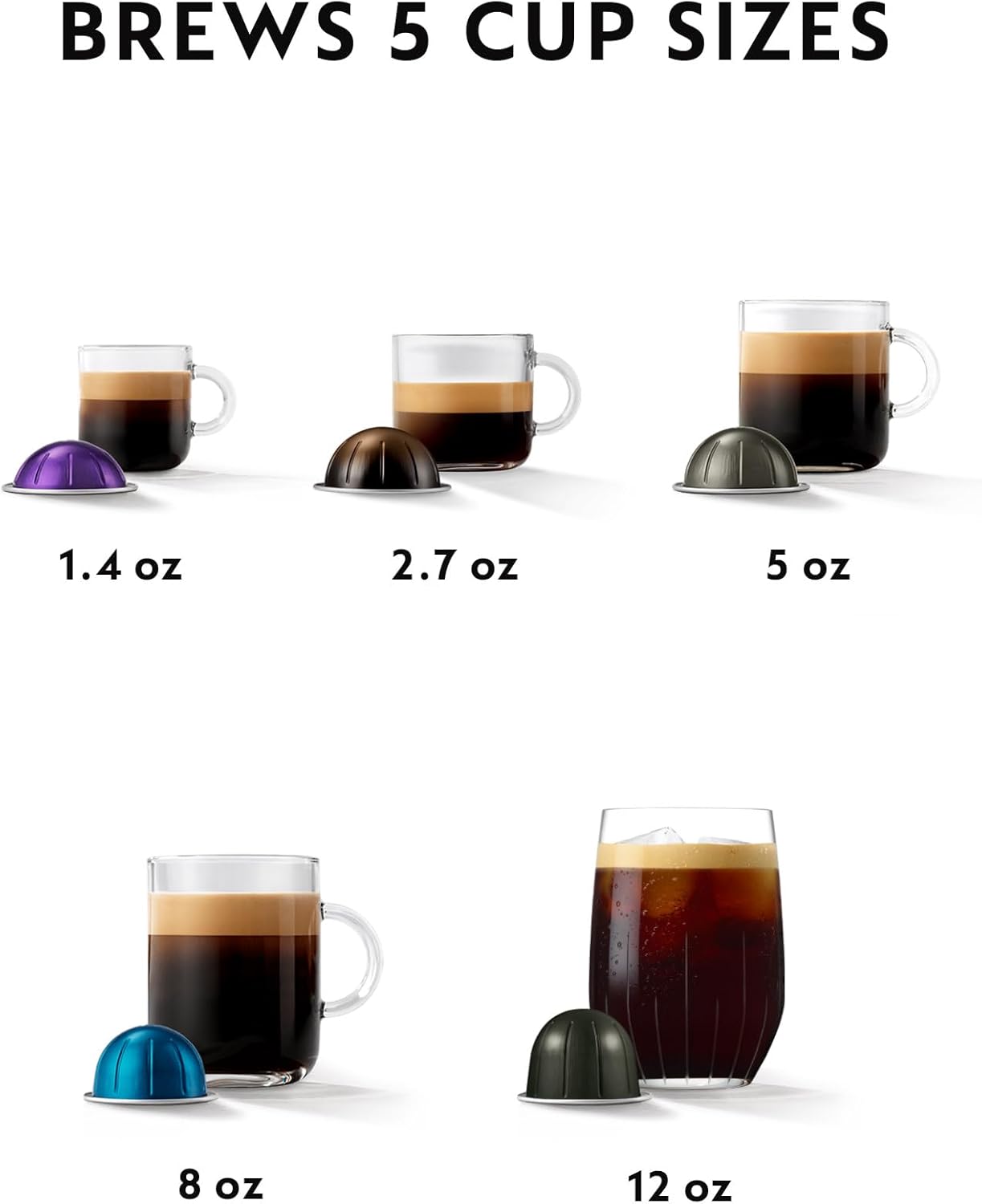 Nespresso Vertuo Pop  Coffee and Espresso Machine by DeLonghi, Mango Yellow · v2