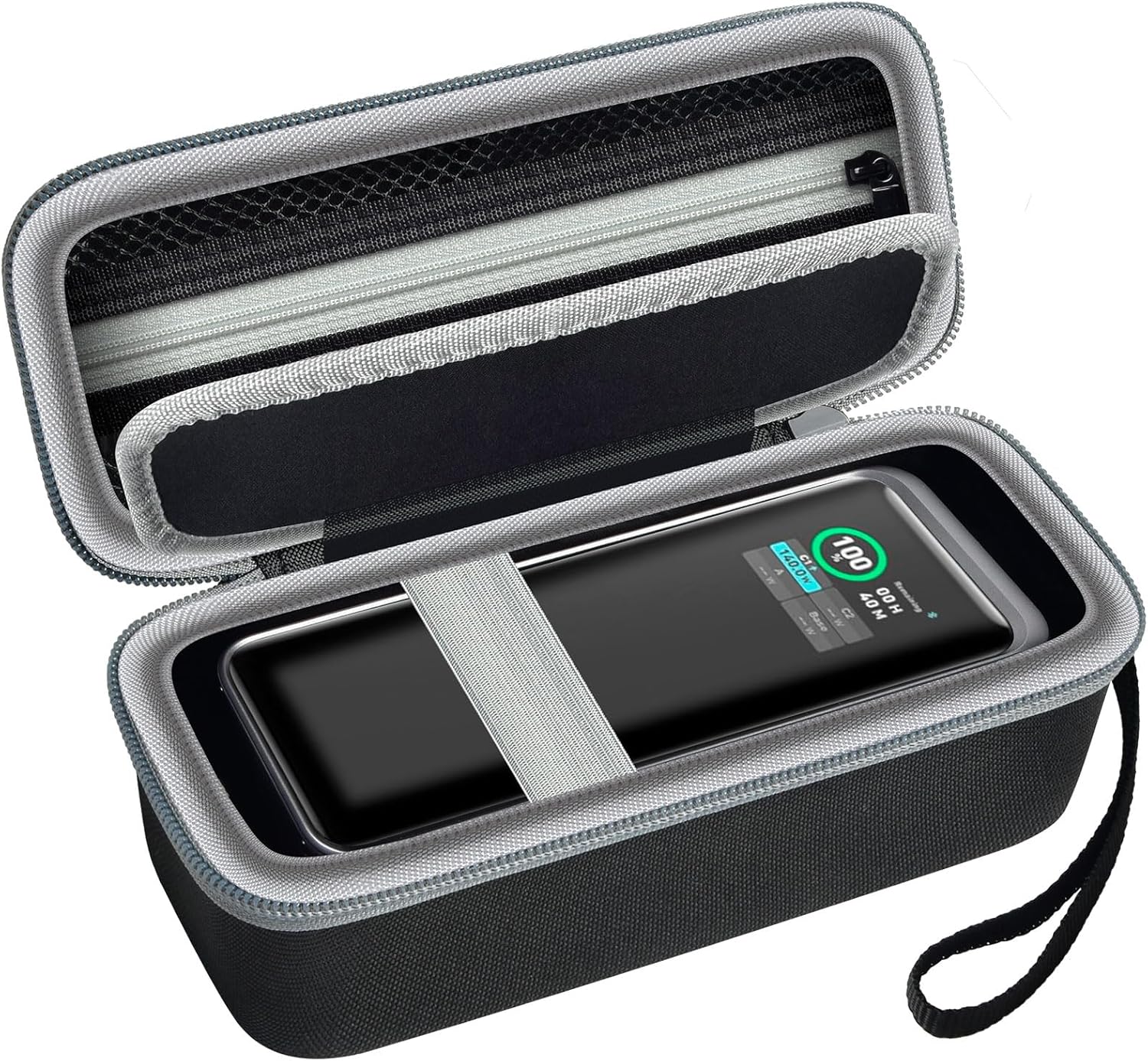 Étui compatible avec la banque d'alimentation Anker Prime, 27 650 mAh, 3 ports, 250 W, chargeur de batterie, support de voyage pour chargeurs USB-C (boîte uniquement)