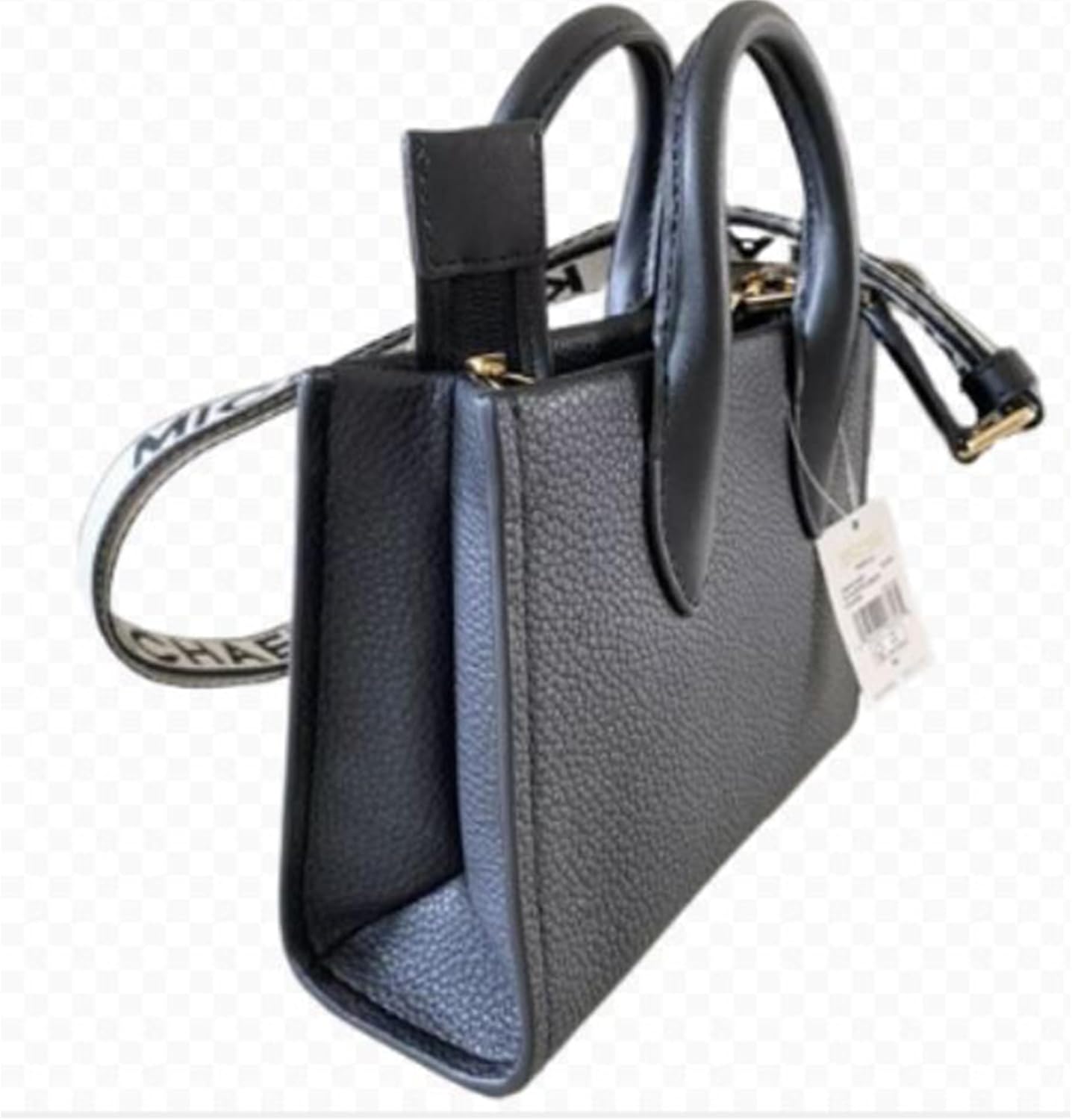 Michael Kors MK Mirella Medium Pebbled Leather Shoulder Tote Bag · v2