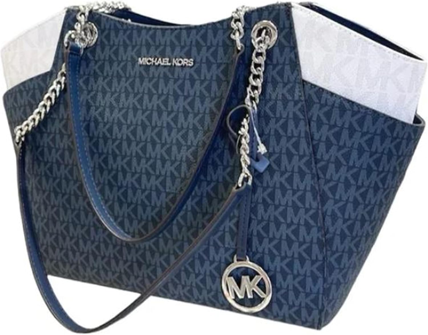 Michael Kors Jet Set Large Signature Logo Shoulder Bag · v2