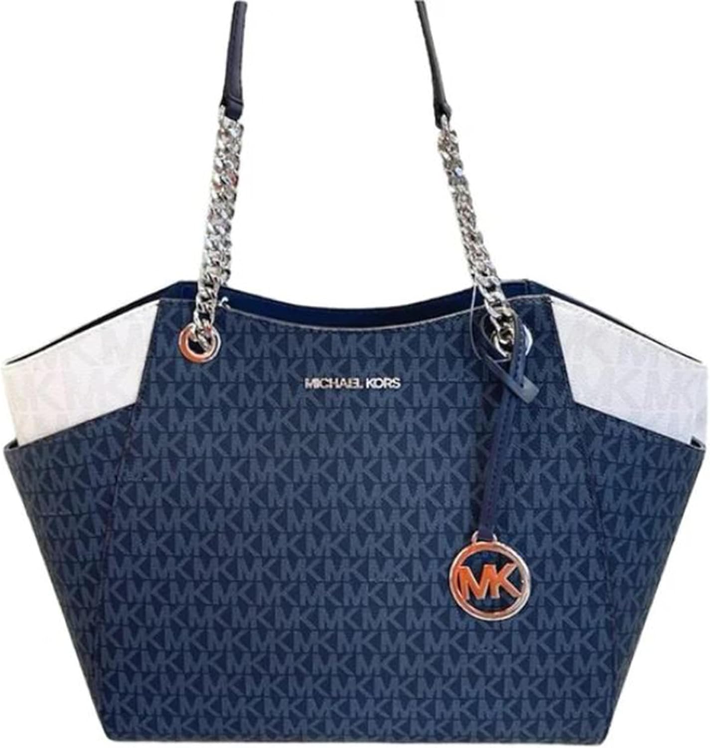 Michael Kors Jet Set Large Signature Logo Shoulder Bag · v2