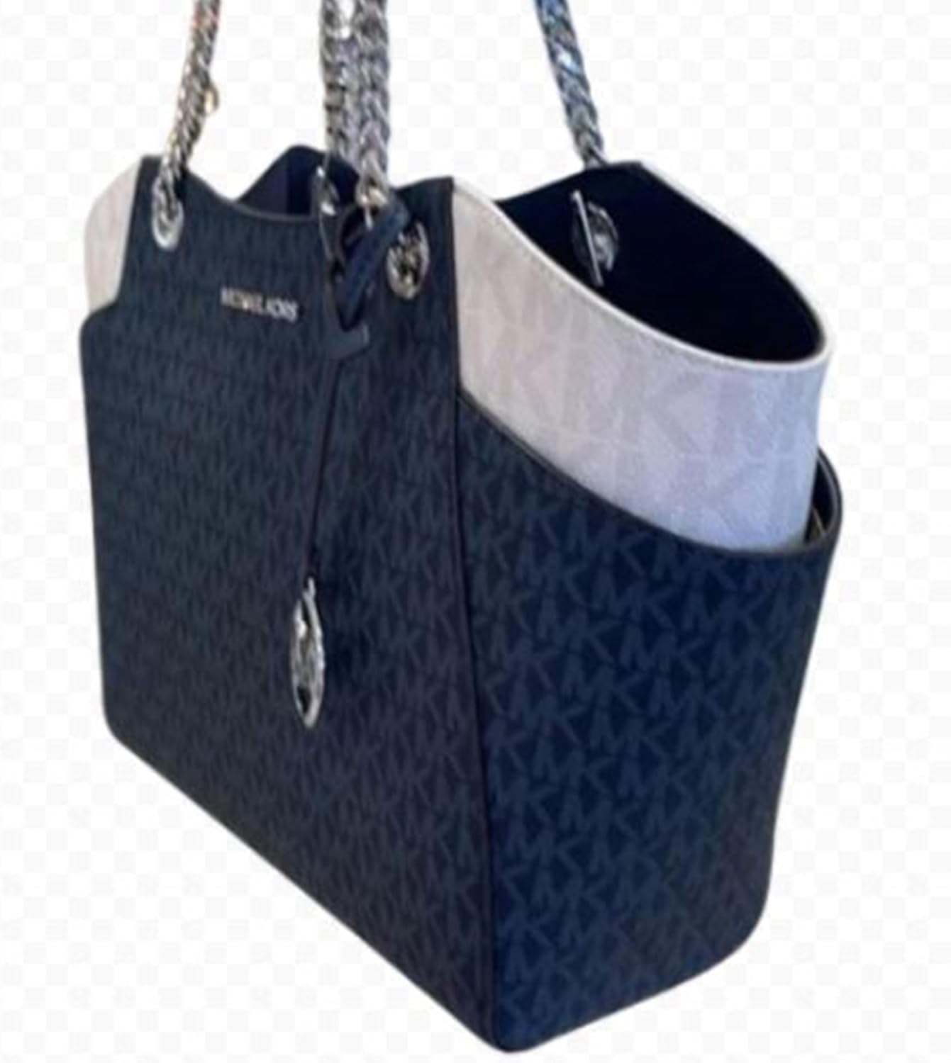 Michael Kors Jet Set Large Signature Logo Shoulder Bag · v2