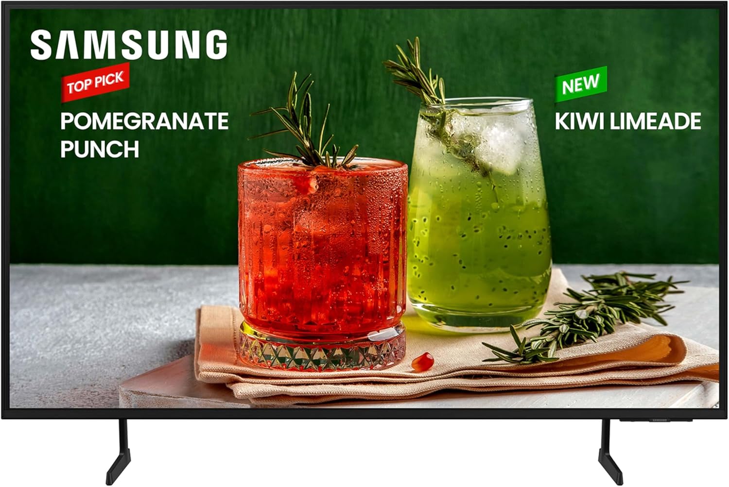 TV HDR Business Pro Samsung Class Crystal UHD 4K serie BED-H da 85 pollici con design sottile senza cornice su 3 lati, utilizzo per display di segnaletica digitale, TV commerciale, Alexa integrato (LH85BEDHLG, modello 2024)