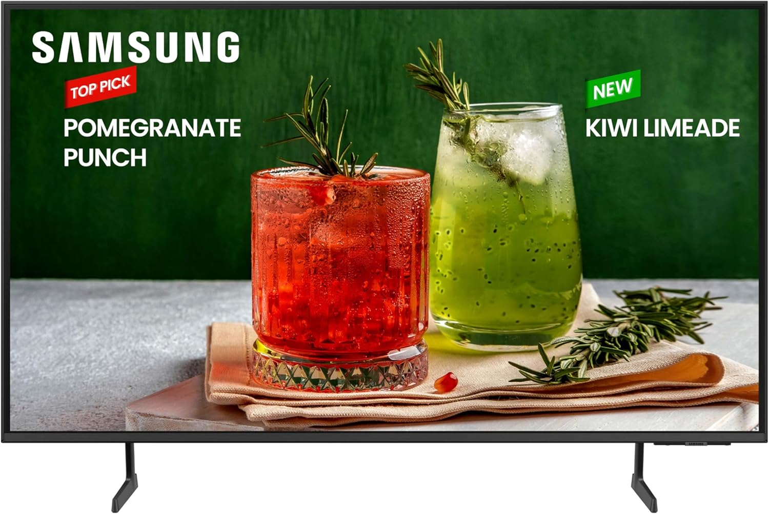 SAMSUNG 55-Inch Class Crystal UHD 4K Bed-H Series HDR Business Pro TV w/ 3-Sided Bezel-Less Slim Design, Use for Digital Signage Displays, Commercial TV, Alexa Built-in (LH55BEDHLG, 2024 Model) · v3