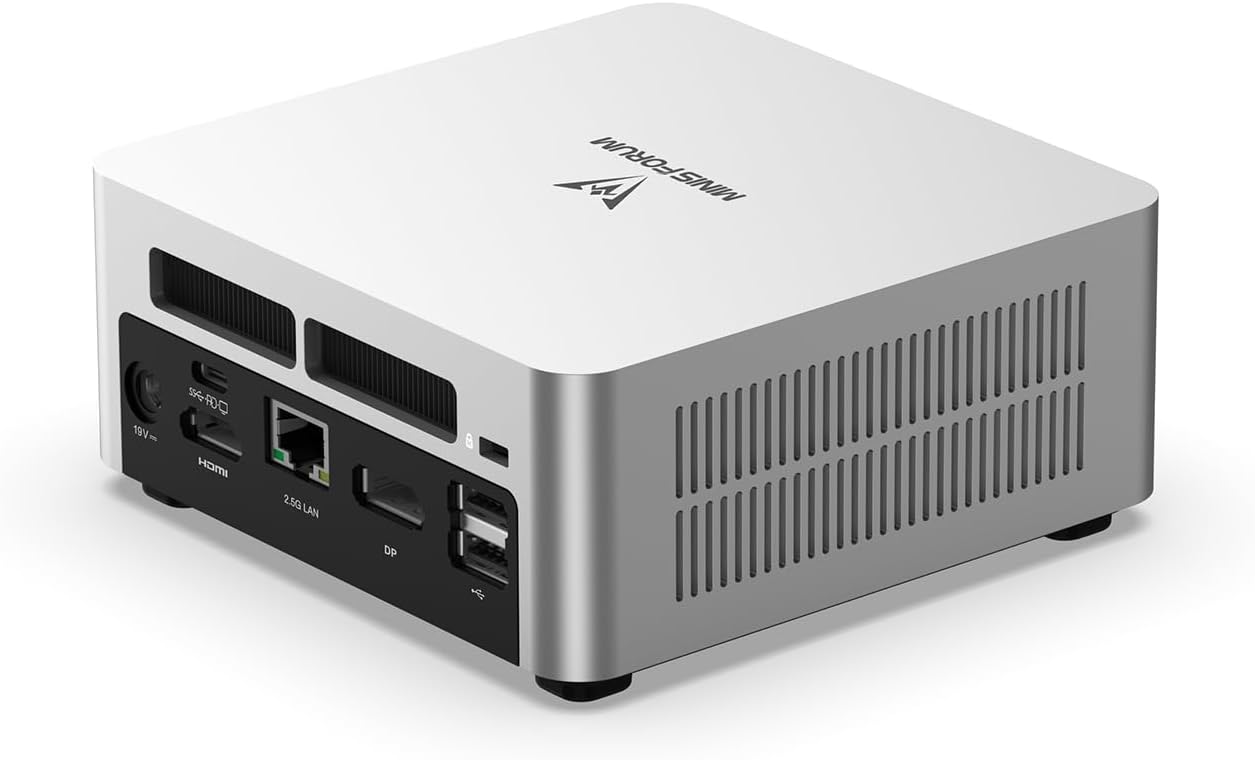 MINISFORUM UN1290 Mini PC 12th Gen Core i9-12900HK(14C/20T) Mini Computer Barebone Version, HDMI/DP/USB-C 4K@60Hz Outputs, 2.5' HDD Slot, WiFi 6E/BT5.2/2.5G LAN, 4xUSB Port Desktop Computer · v8