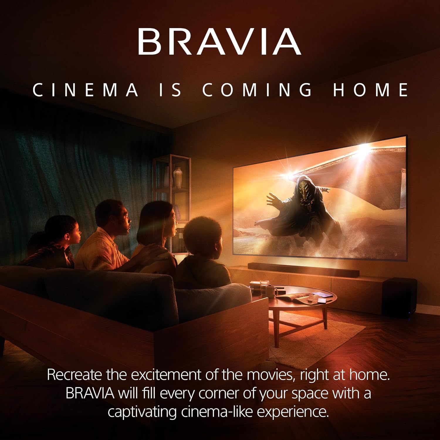 Sony 85인치 미니 LED QLED 4K Ultra HD TV BRAVIA 7 스마트 구글 TV, Dolby Vision HDR 및 Playstation®5 전용 기능(K-85XR70), 2024년 모델 BRAVIA Theater Bar 9 사운드 바
