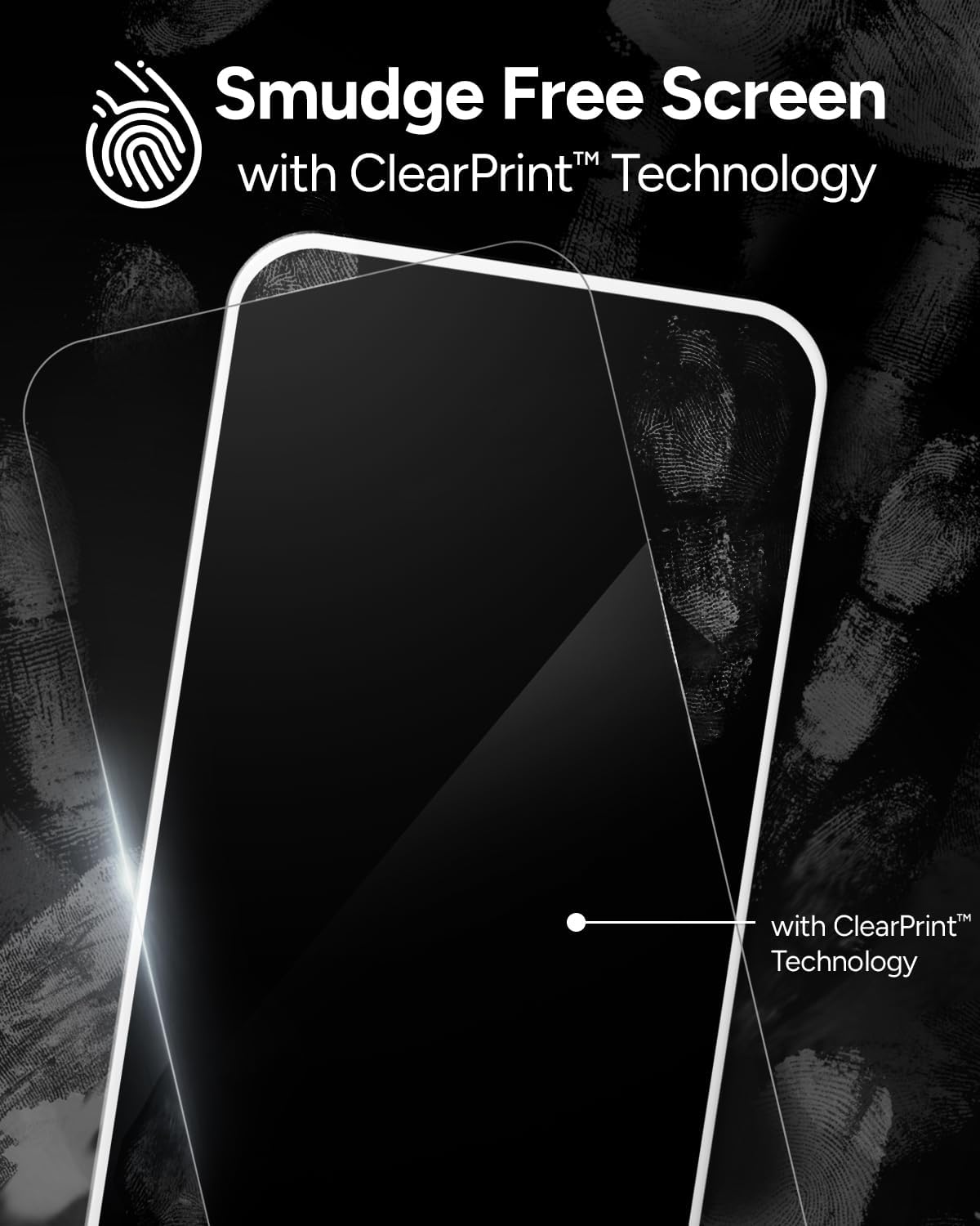 ZAGG Glass Elite Screen Protector for iPhone 16 Pro Max - 5X Stronger, Reinforced Edges, Ultra-Strong Tempered Glass, Scratch Resistant, Anti-Smudge, InvisibleShield, Easy Installation, Eco-Friendly · v2