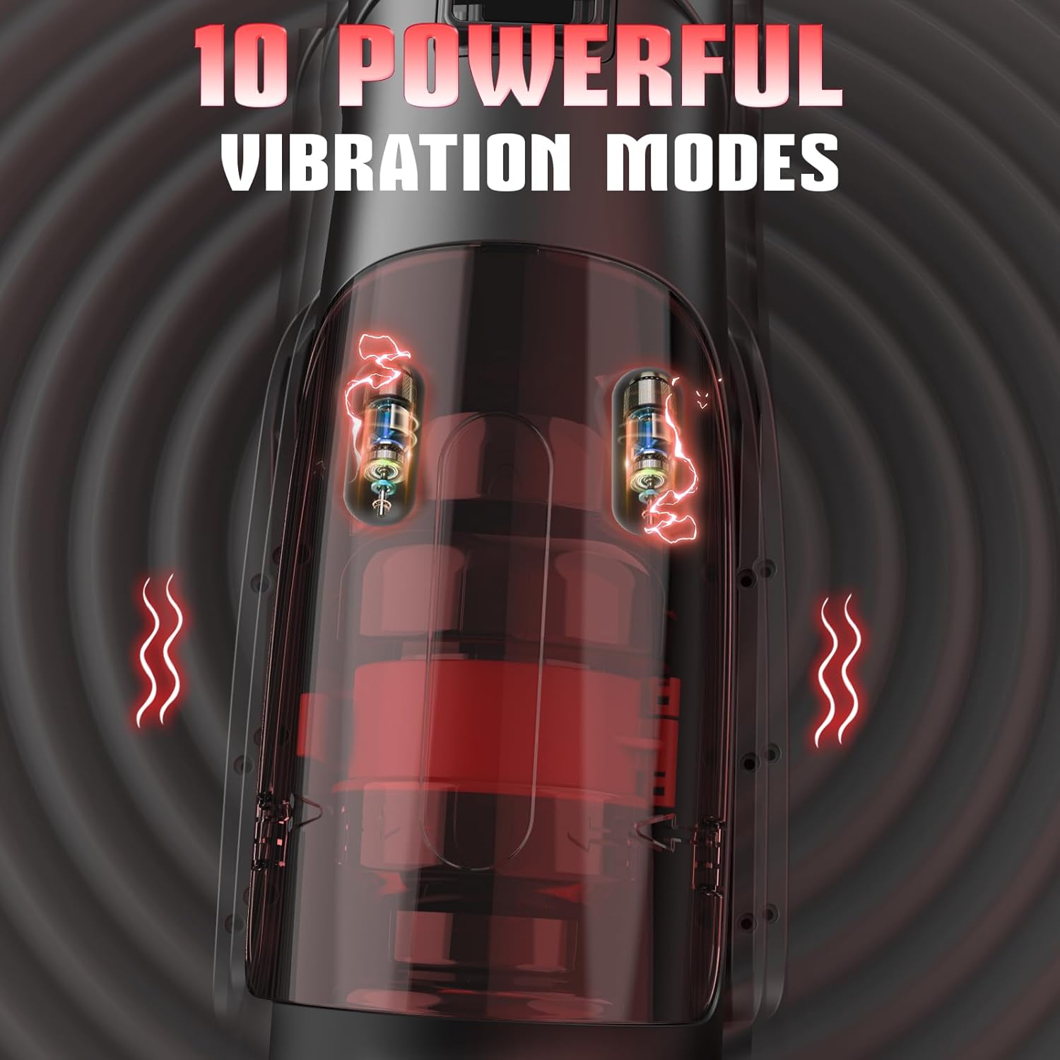 Sex Toys for Men Male Masturbator - Male Sex Toy for Men Adult Toys Penis Pump Sex Machine 3D Pocket Pussy Male Stroker Male Masturbators with 10 Vibrating 8 Thrusting amp; LCD Display · v4