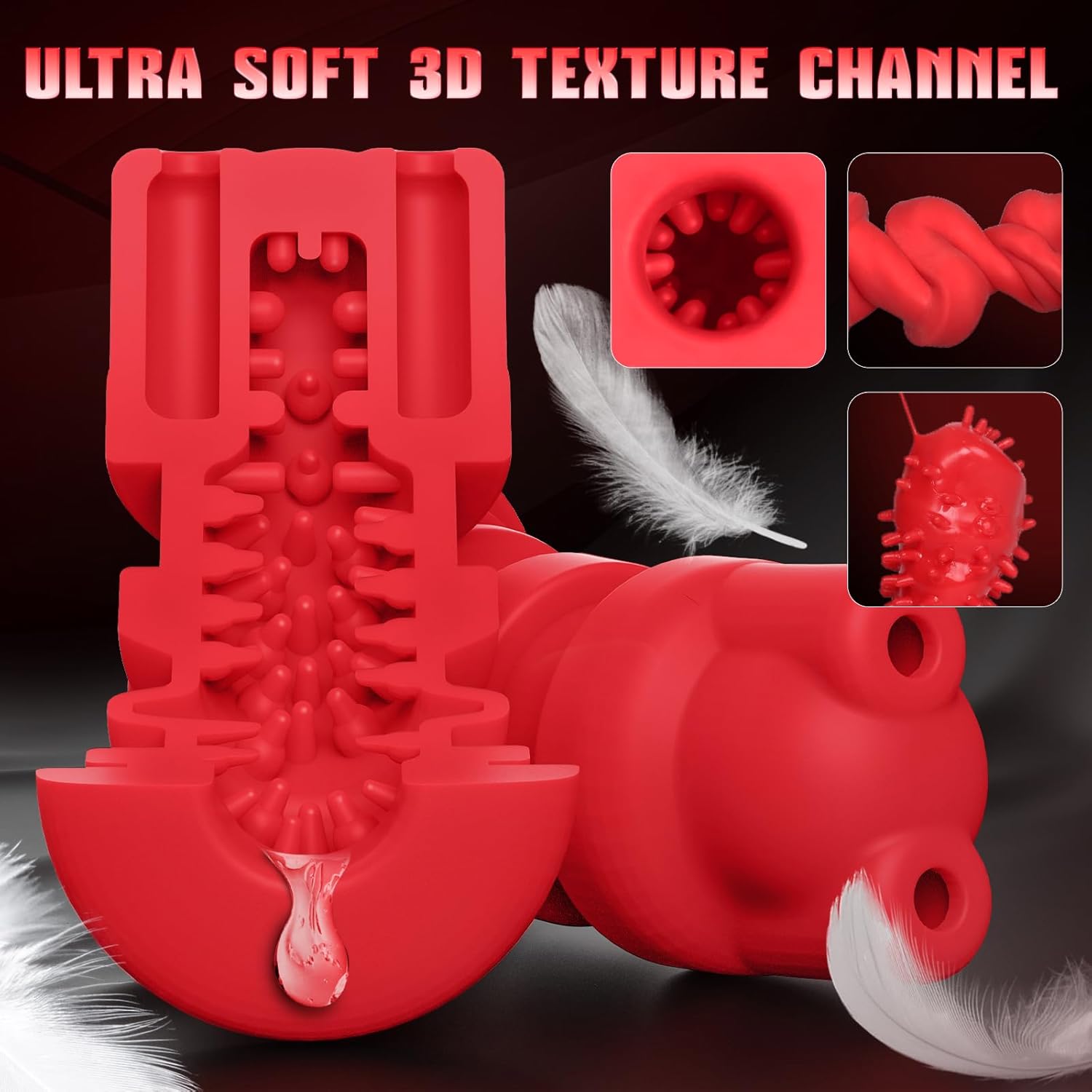 Sex Toys for Men Male Masturbator - Male Sex Toy for Men Adult Toys Penis Pump Sex Machine 3D Pocket Pussy Male Stroker Male Masturbators with 10 Vibrating 8 Thrusting amp; LCD Display · v4