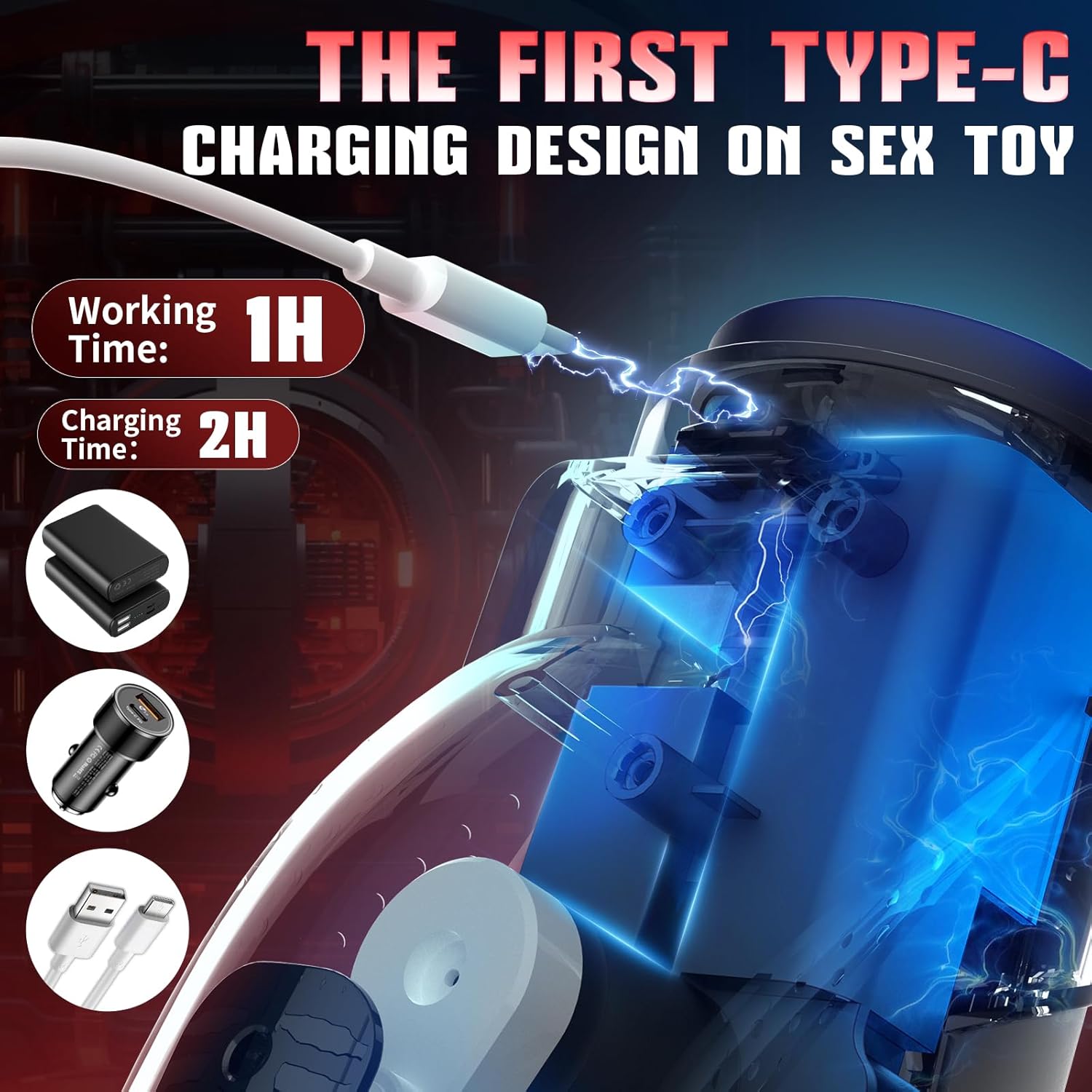 Sex Toys for Men Male Masturbator - Male Sex Toy for Men Adult Toys Penis Pump Sex Machine 3D Pocket Pussy Male Stroker Male Masturbators with 10 Vibrating 8 Thrusting amp; LCD Display · v4