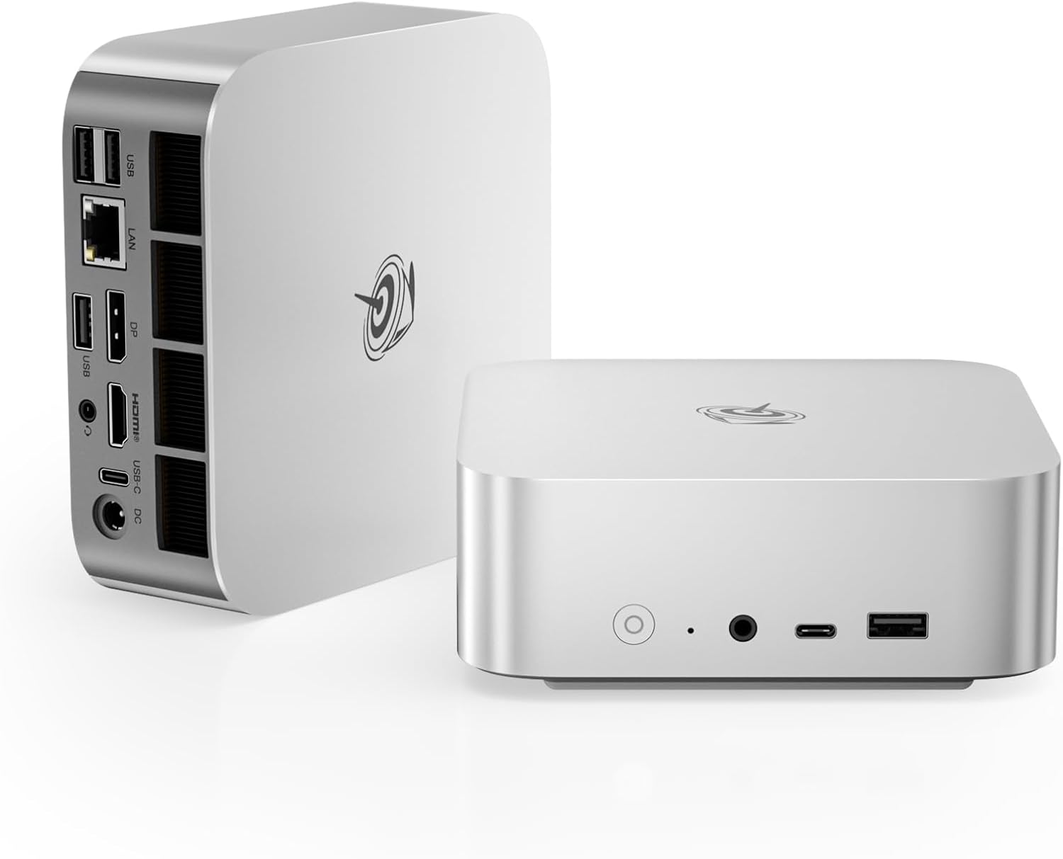 Beelink SER8 Mini PC, AMD Ryzen 7 8845HS (8C/16T, up to 5.1GHz), 32GB DDR5 RAM 1TB PCle4.0 SSD, Mini Gaming Computer Support 4K@144Hz/Tirple Display/WiFi6/BT5.2/RJ45 2.5G/HDMI DP/USB4 · v6