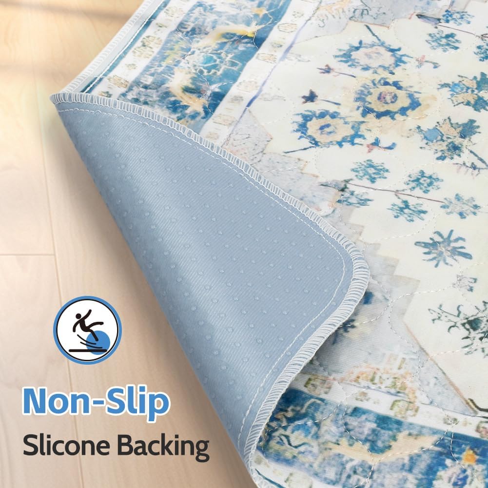 Tamponi per pipì lavabili per cani, confezione da 2 tappetini riutilizzabili per addestramento per cuccioli 40x26 pollici, assorbenti super assorbenti e impermeabili, vasini antiscivolo per pavimento, gabbia, divano, materassini da parto, lettiera, articoli per animali domestici