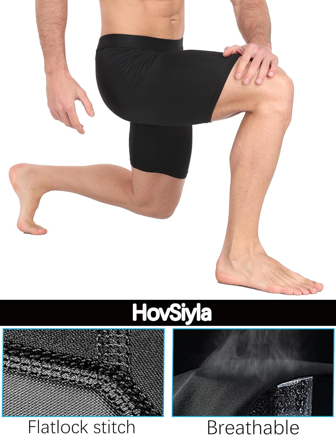 Compression Shorts Men Performance Sports Workout Athletic Running Underwear Shorts Spandex