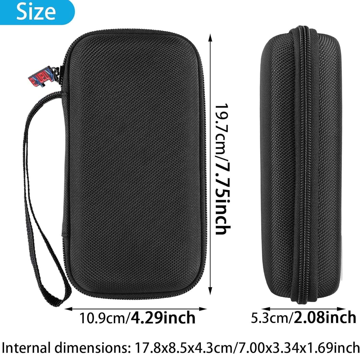khanka Hard Travel Case Replacement for Anker Power Bank, 20,000mAh Portable Charger,Case Only.(Black) · v3