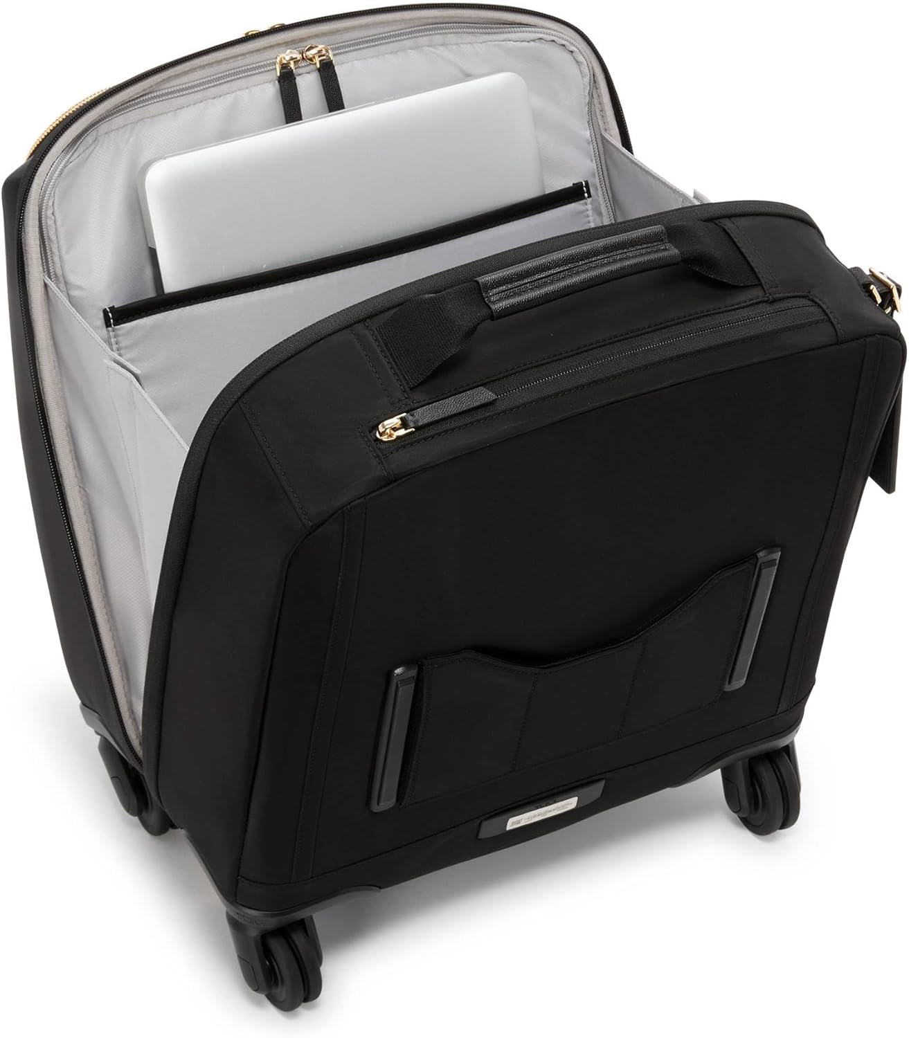 TUMI - Voyageur Leger Compact Carry-On - Luggage for Women  Men - Compact Carry On with Wheels - Suitcases for Women amp; Men - Black with Gold Hardware · v2