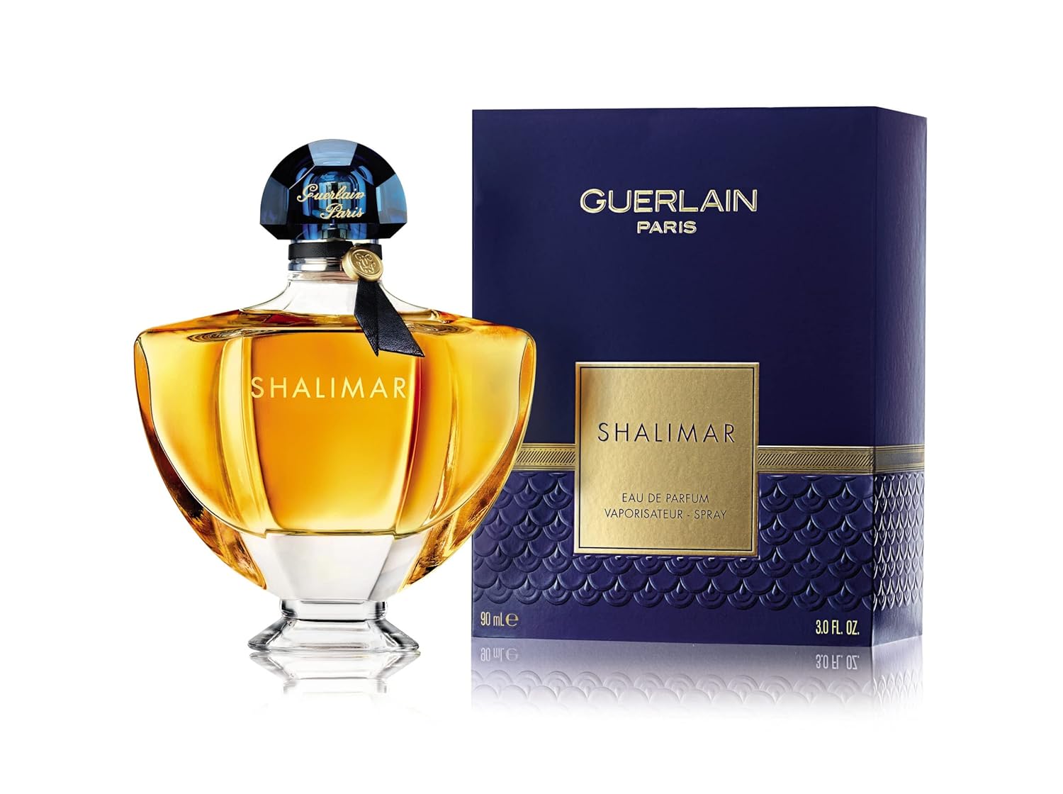 Paket Parfum dan Semprotan Toilet Guerlain Shalimar Eau De Parfum untuk Wanita, Masing-masing 3 Ons