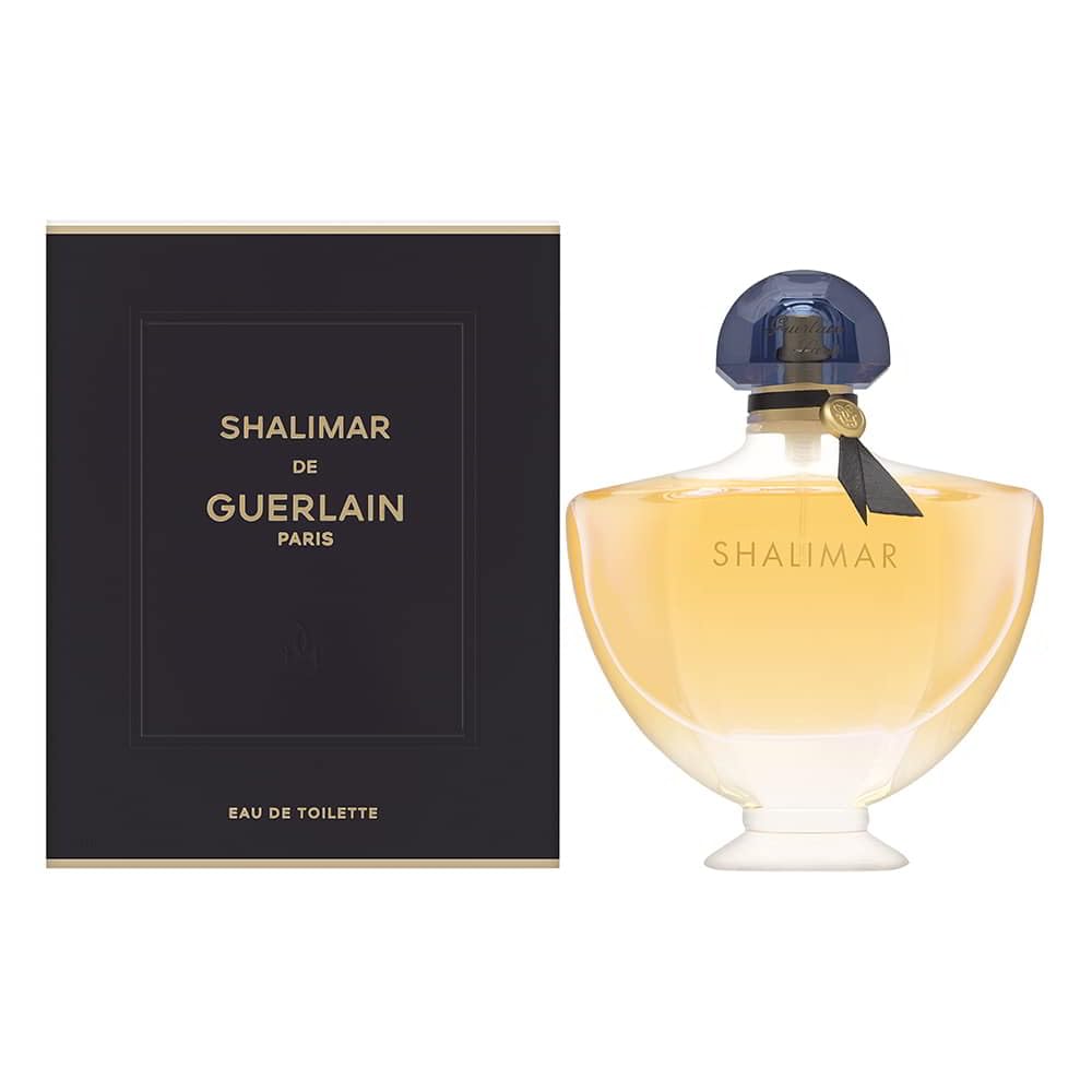 Paket Parfum dan Semprotan Toilet Guerlain Shalimar Eau De Parfum untuk Wanita, Masing-masing 3 Ons