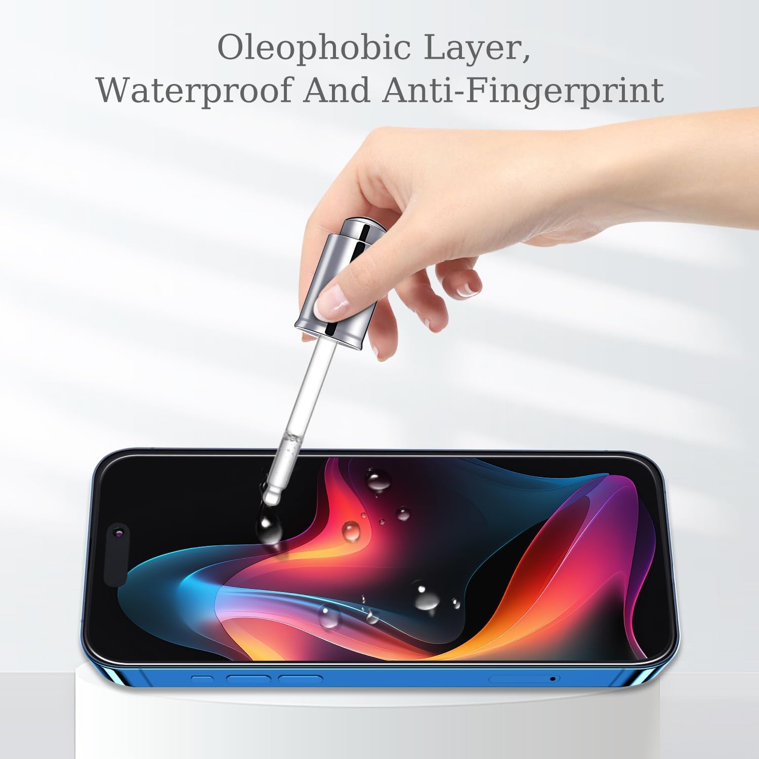 Pokolan 3 Pack Screen Protector for iPhone 16 Pro (6.3-inch) Tempered Glass, 9H Hardness, Case Friendly, Anti Scratch, Bubble Free, 99.99% HD clear, Easy to install · v2