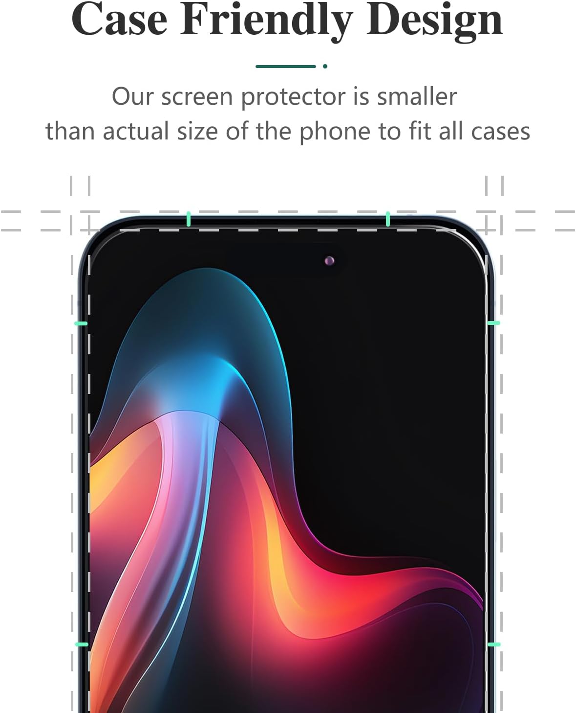 Pokolan 3 Pack Screen Protector for iPhone 16 Pro (6.3-inch) Tempered Glass, 9H Hardness, Case Friendly, Anti Scratch, Bubble Free, 99.99% HD clear, Easy to install · v2