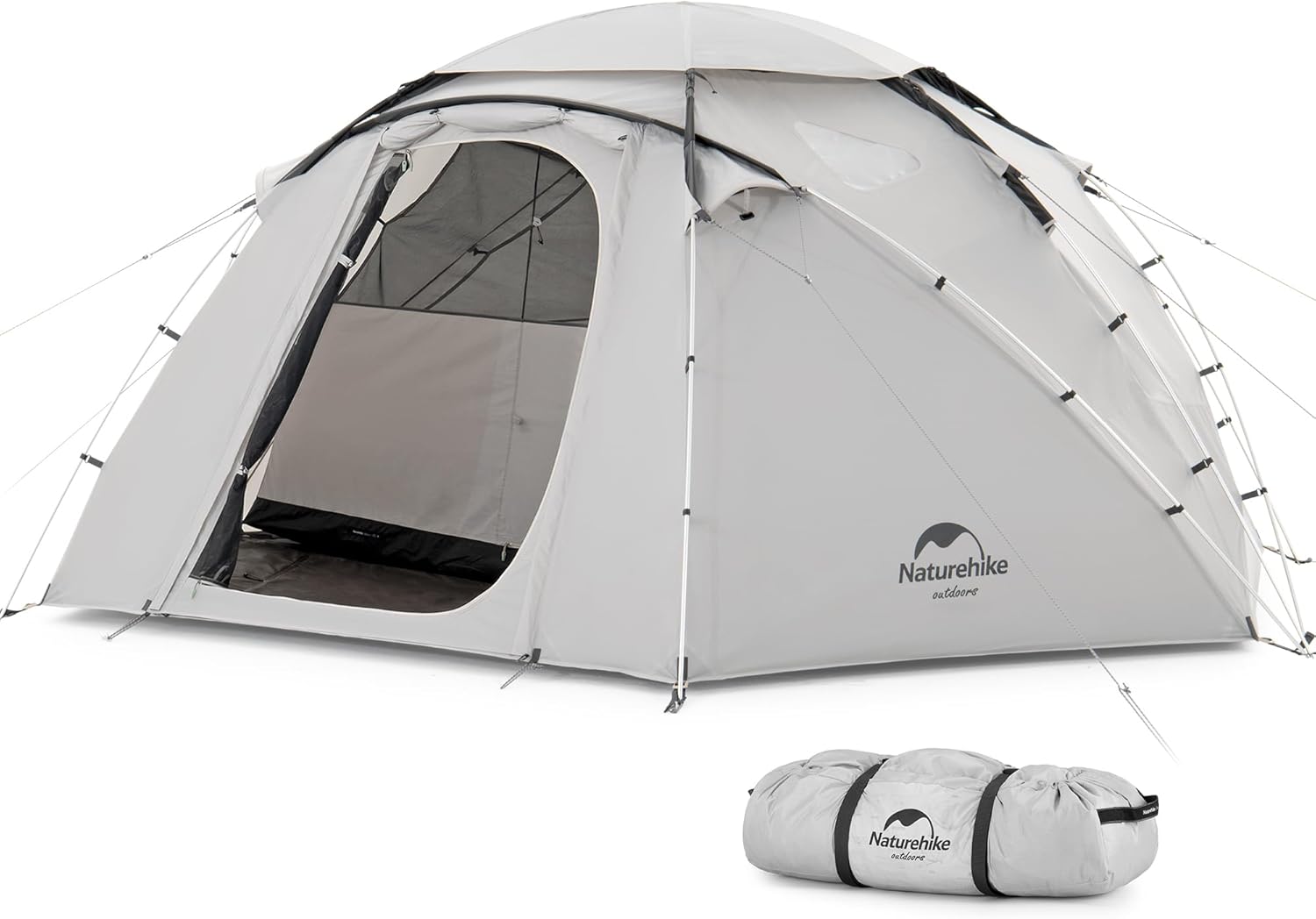 Naturehike Aries 4 Season Dome Tent, Hot Tent with Stove Jack,2-4 Person Tents for All Season Camping