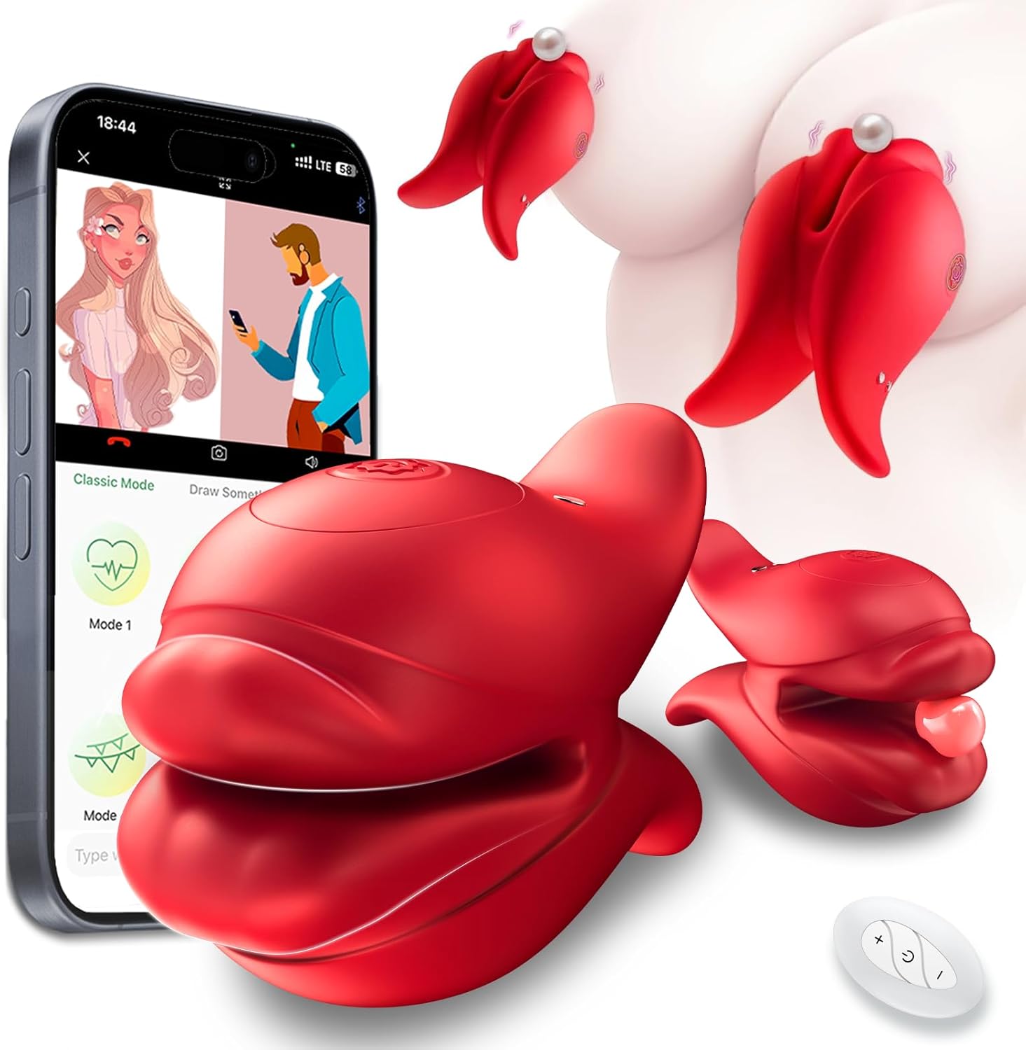 Đồ chơi núm vú Máy rung cho phụ nữ Đồ chơi tình dục núm vú BDSM Kẹp núm vú Kẹp núm vú Khoái cảm tình dục Phụ nữ với 10 chế độ rung Đồ chơi tình dục nữ cho các cặp đôi Đồ chơi tình dục người lớn Trò chơi Khoái cảm