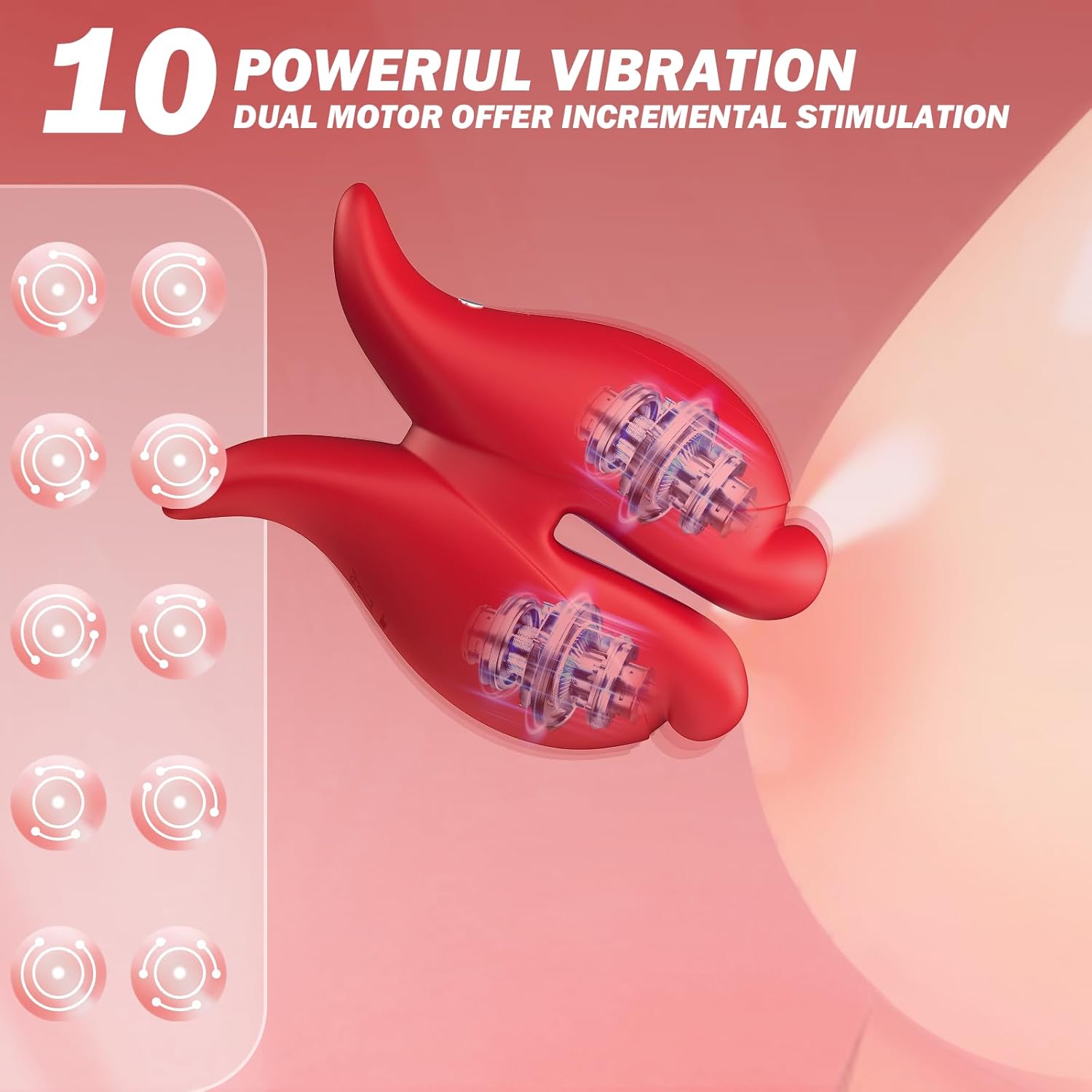 Nipple Toys Vibrator for Women BDSM Nipple Sex Toy Clamps Nipple Clamps Sex Pleasure Women with 10 Vibration Modes Female Sex Toys for Couples Adult Sex Toys  Games Pleasure · v6