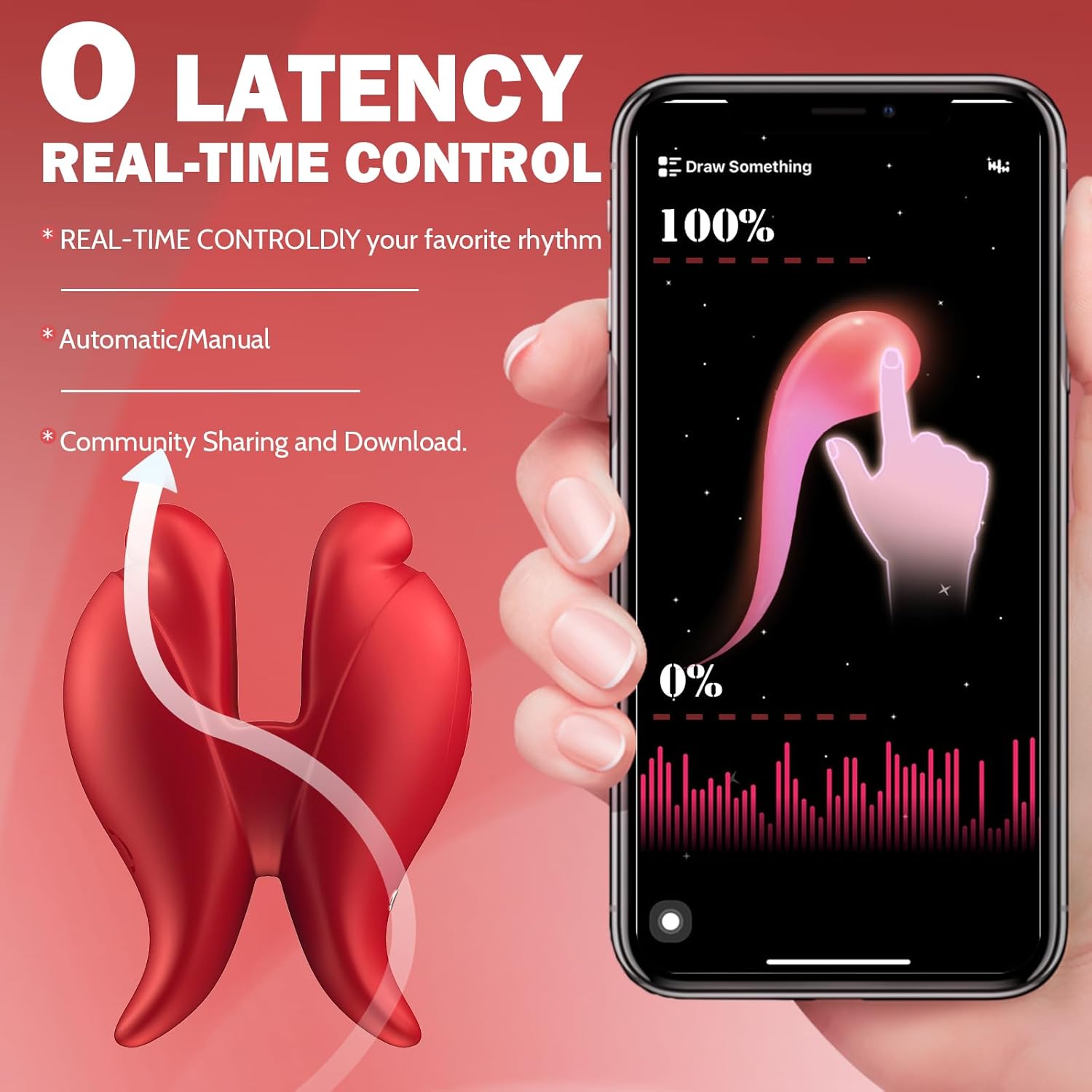 Nipple Toys Vibrator for Women BDSM Nipple Sex Toy Clamps Nipple Clamps Sex Pleasure Women with 10 Vibration Modes Female Sex Toys for Couples Adult Sex Toys  Games Pleasure · v6