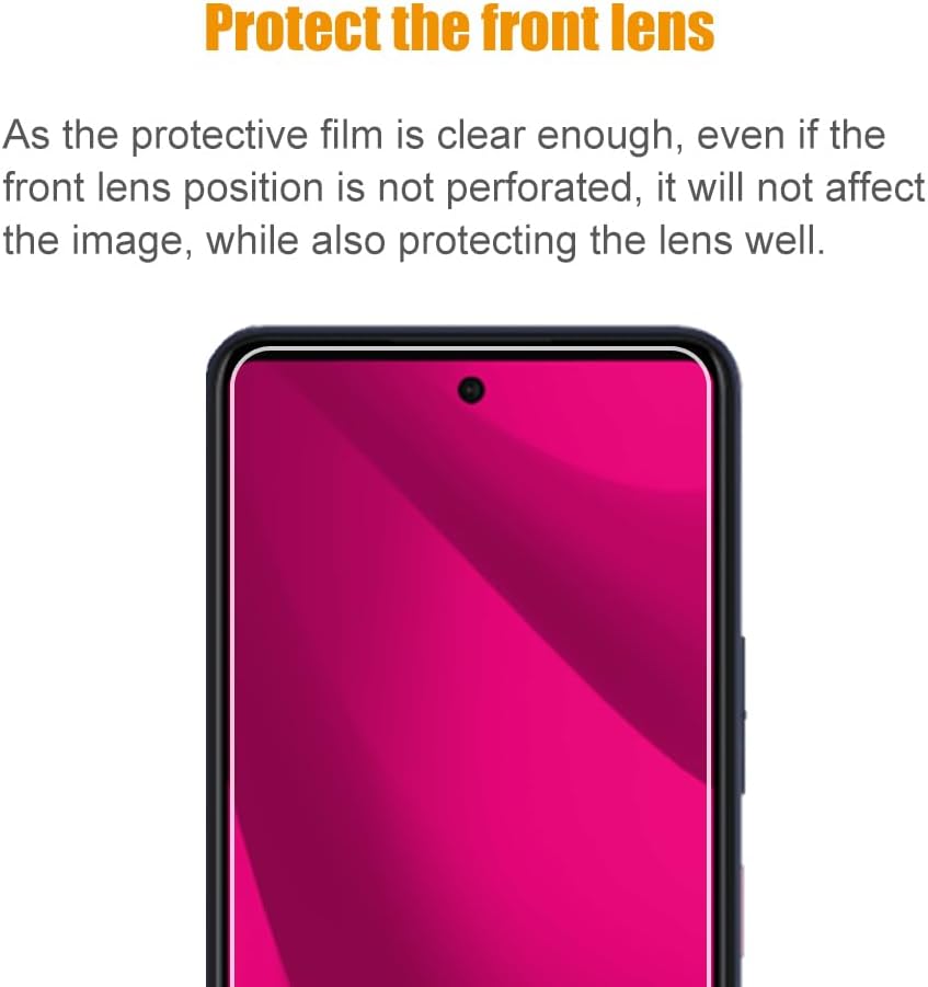 [3 Pack] Tempered Glass Screen Protector Compatible with T-Mobile Revvl 7 Pro 5G with 9H HD Clear Transparent Ultra thin Protective Glass Film