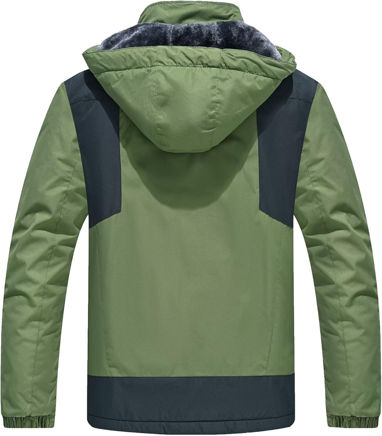 Mens Mountain Ski Jacket Waterproof Fleece Liner Snow Coat Warm Winter Windproof Hooded Raincoat · v3