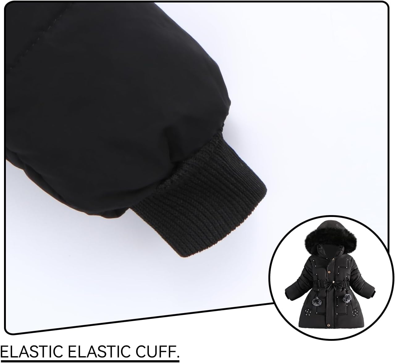 Kız Çocuk Kışlık Elbise Mantaları Suni Kürk Kapüşonlu Polar Ceketler Su Geçirmez Parka Dış Giyim